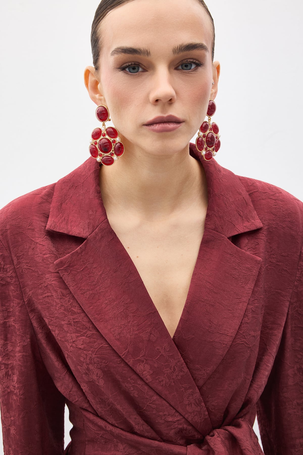 Freya Ceket - Bordo
