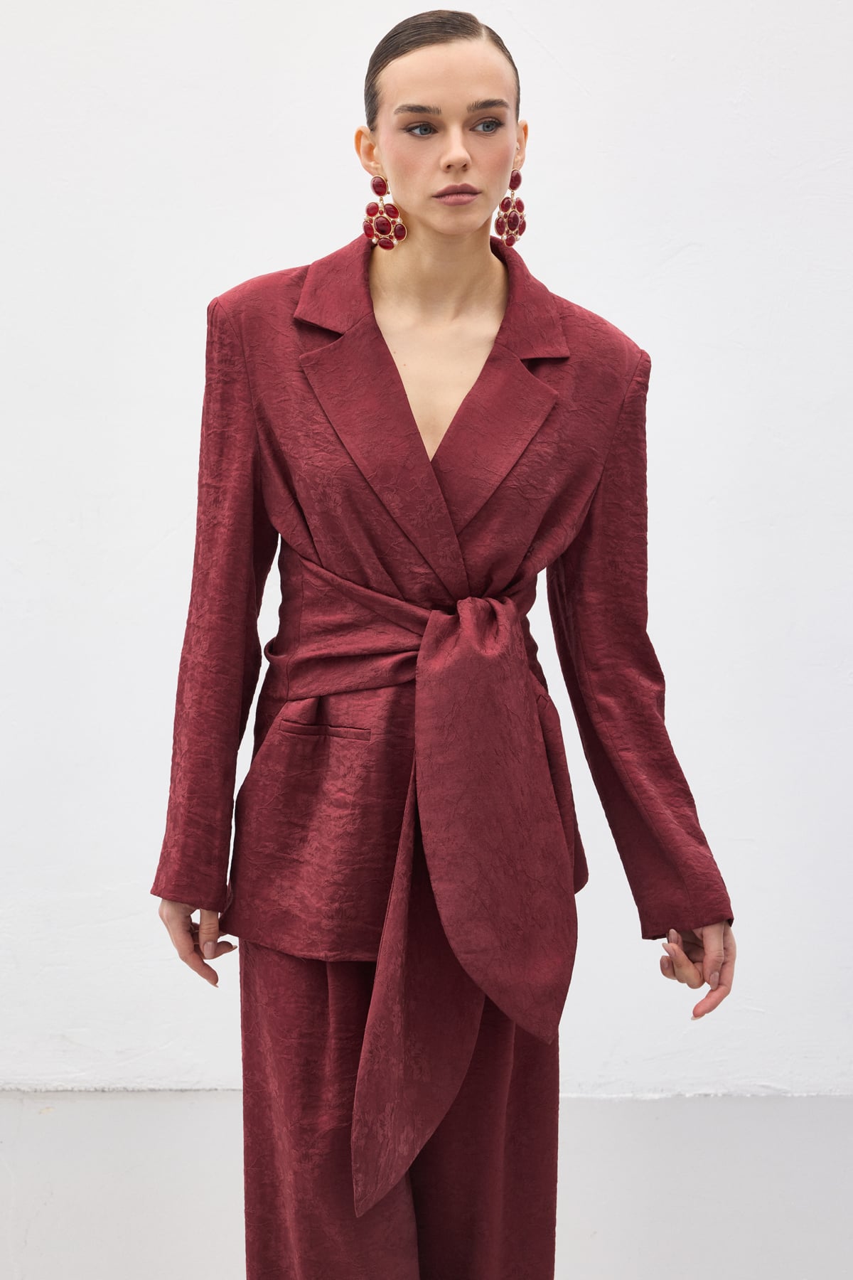Freya Ceket - Bordo