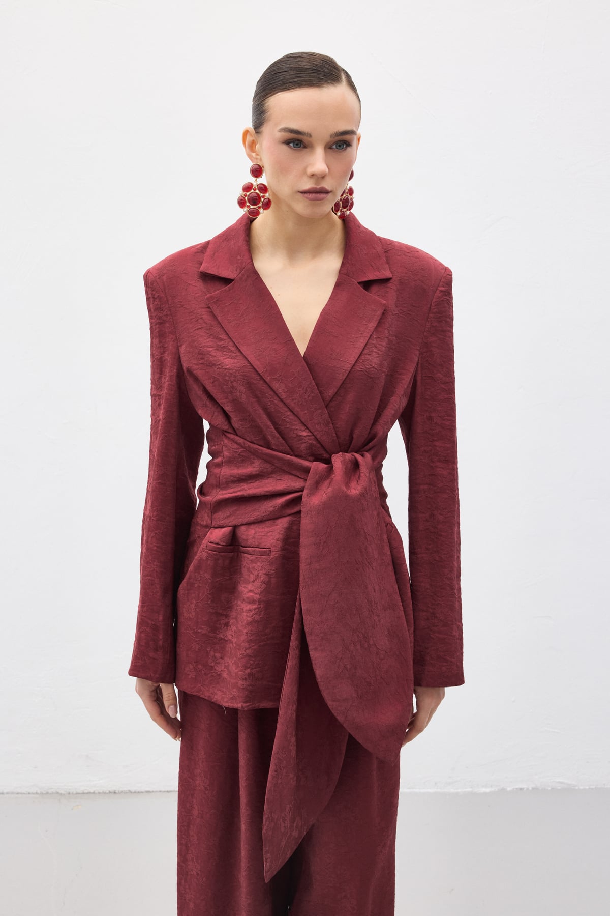 Freya Ceket - Bordo