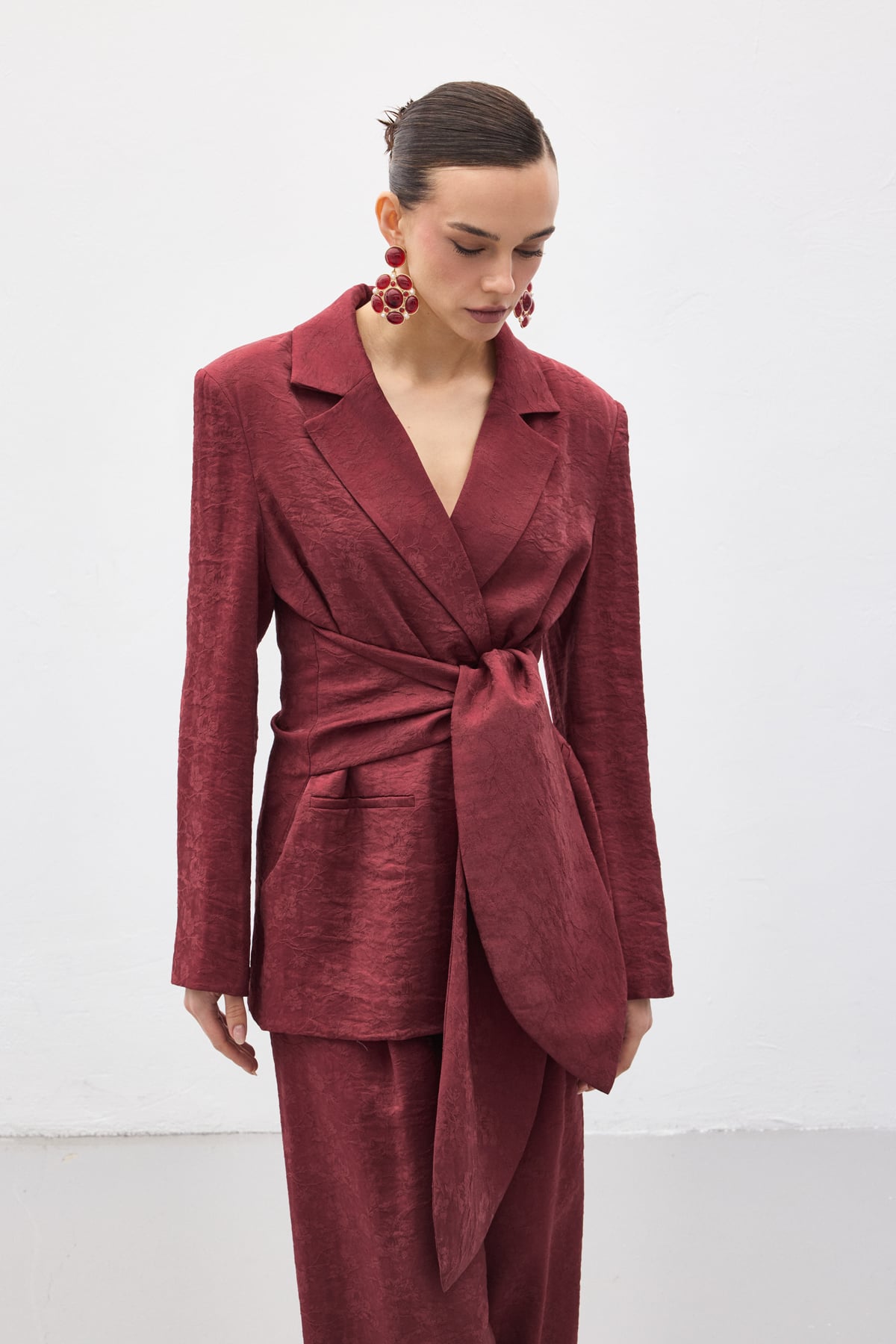 Freya Ceket - Bordo