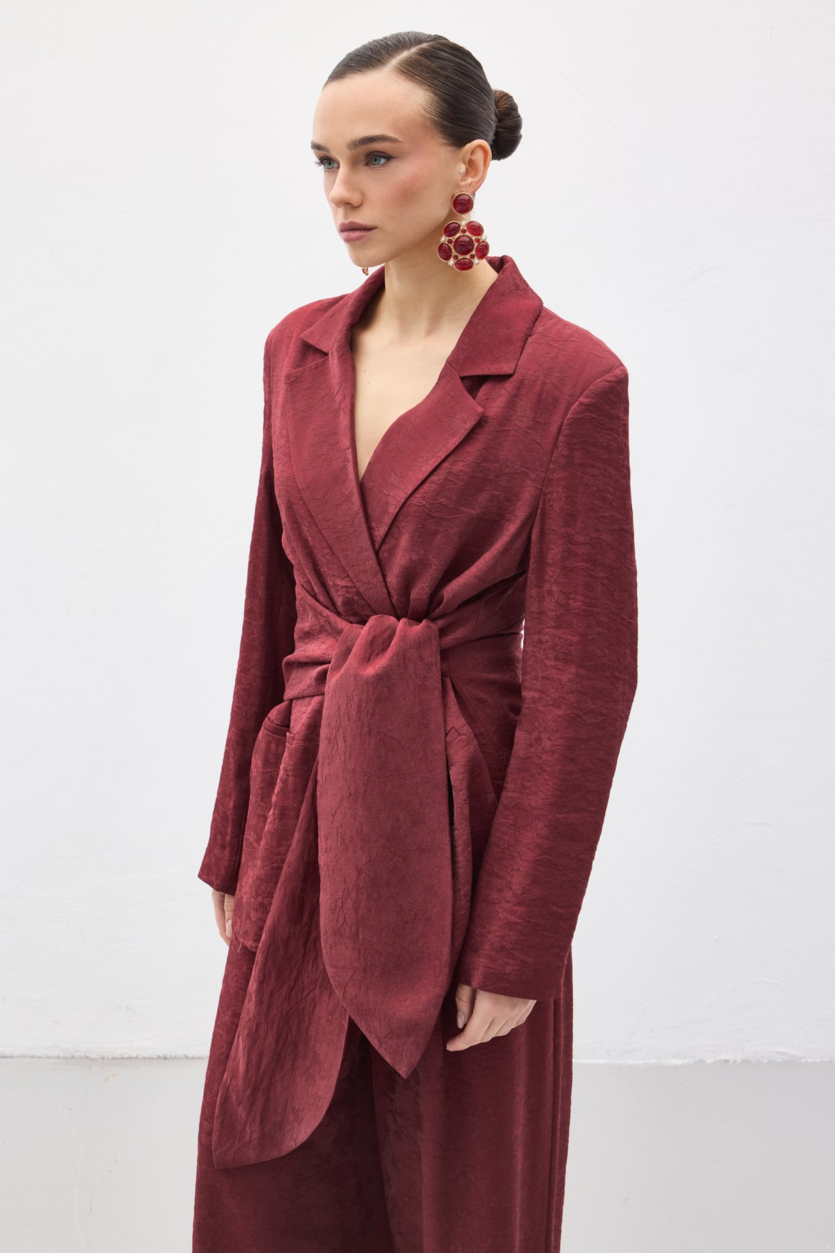 Freya Ceket - Bordo