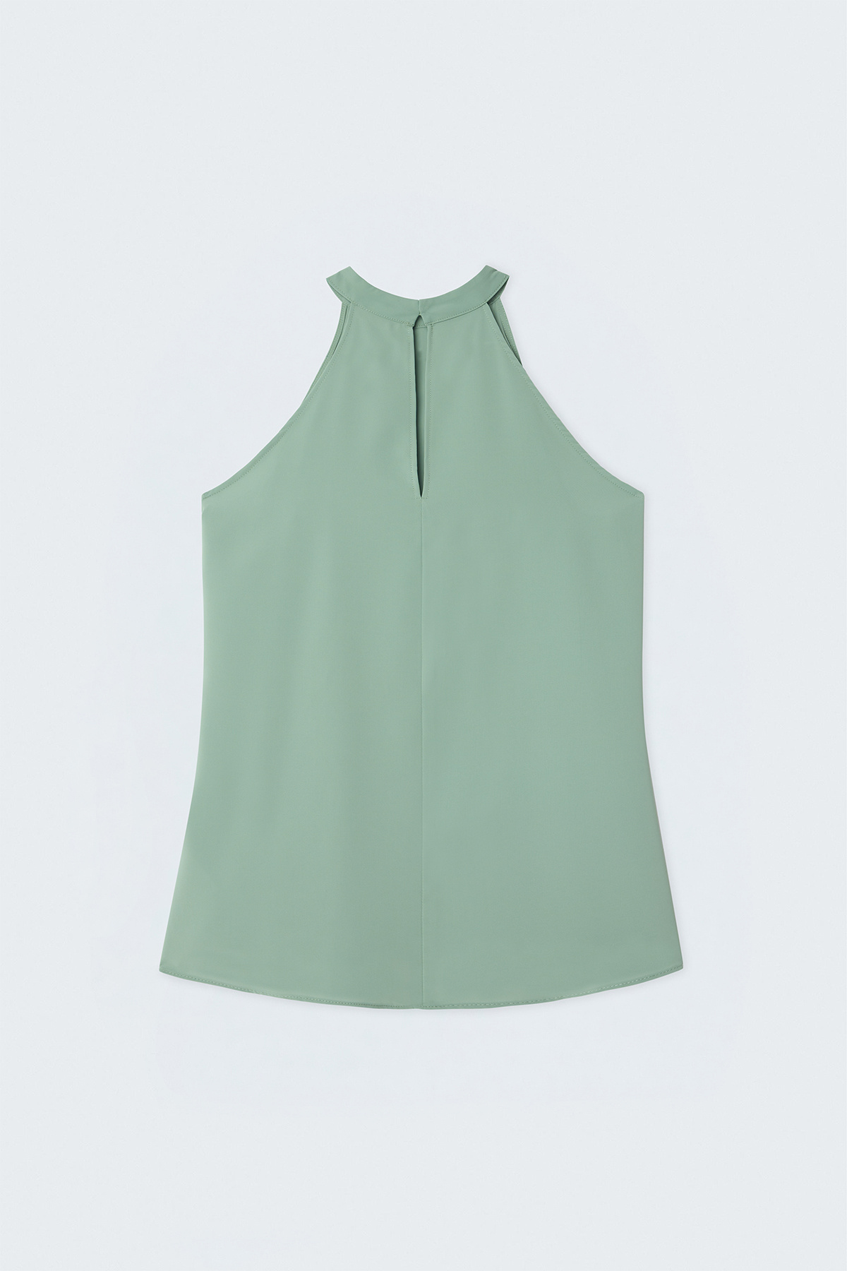 Halter Yaka Bluz - Mint