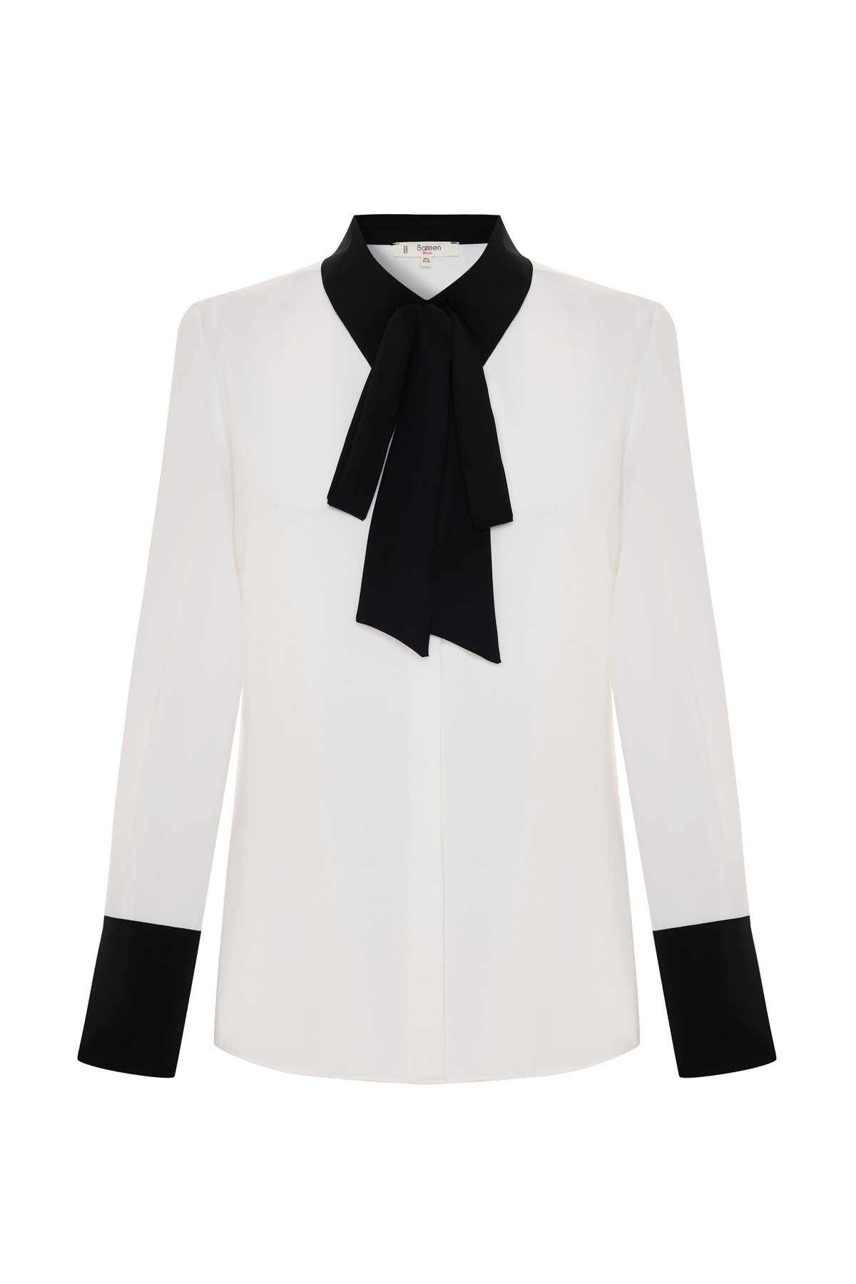 Kontrast Klasik Gömlek - Ekru