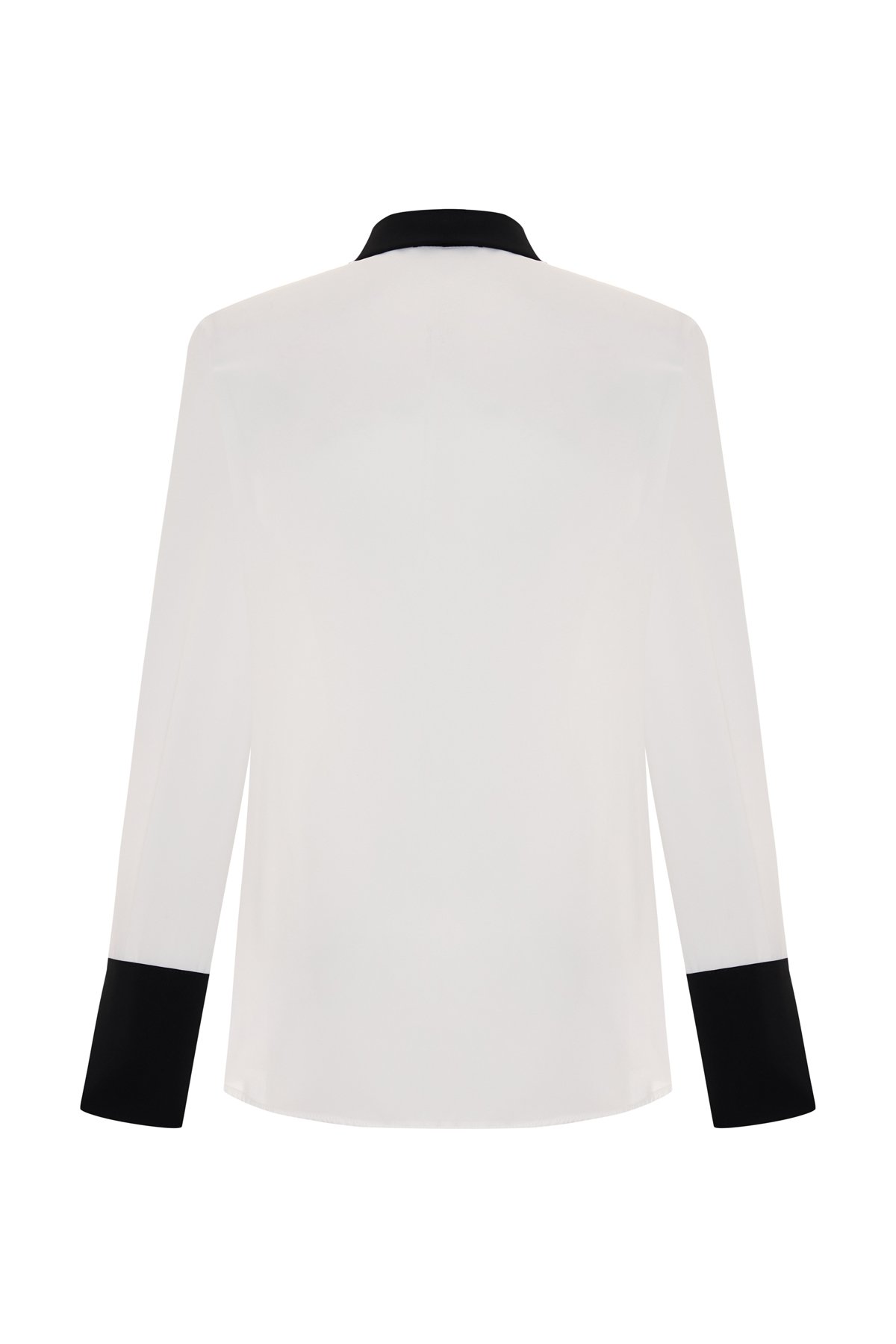Kontrast Klasik Gömlek - Ekru