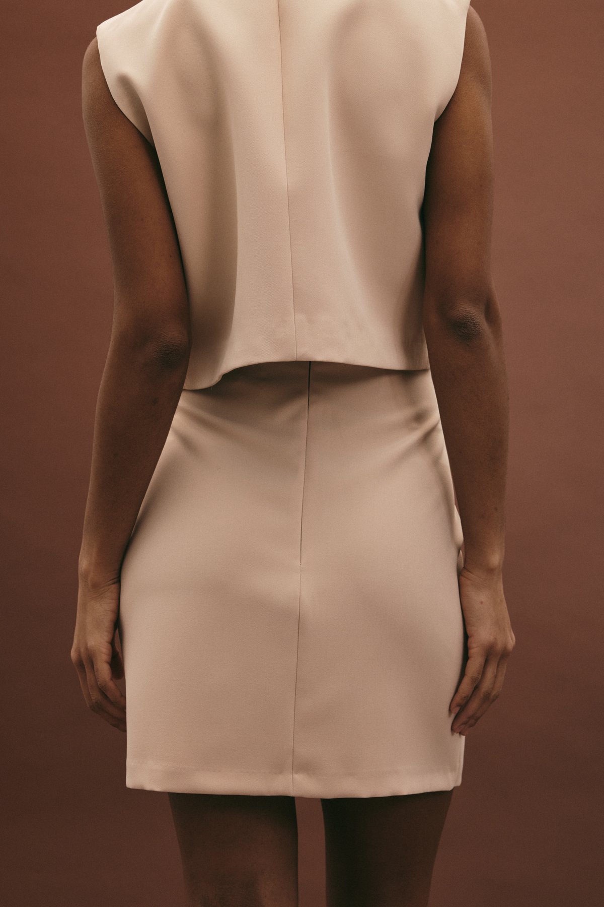 Lucy Mini Etek - Bej