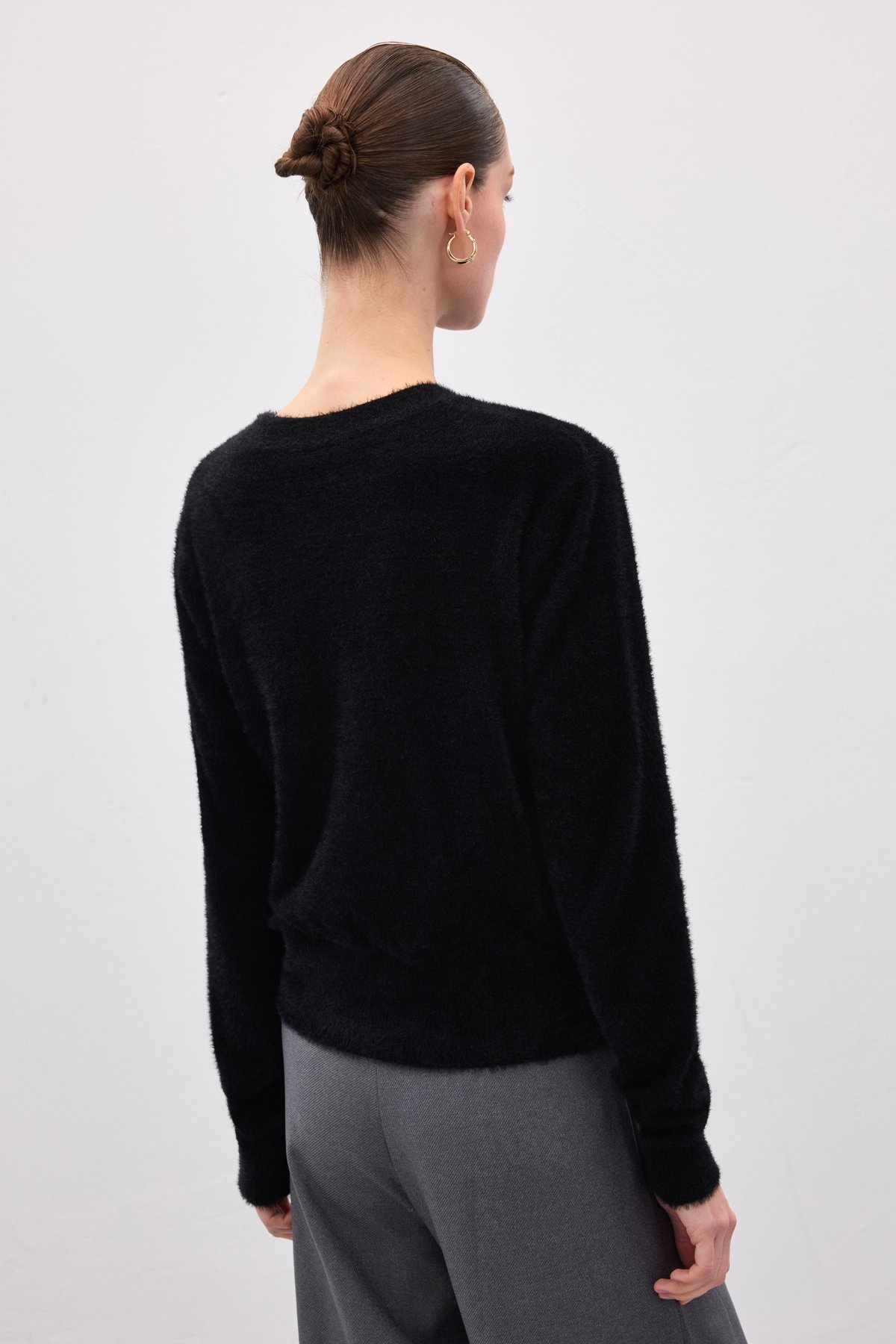 Sakallı Triko - Siyah