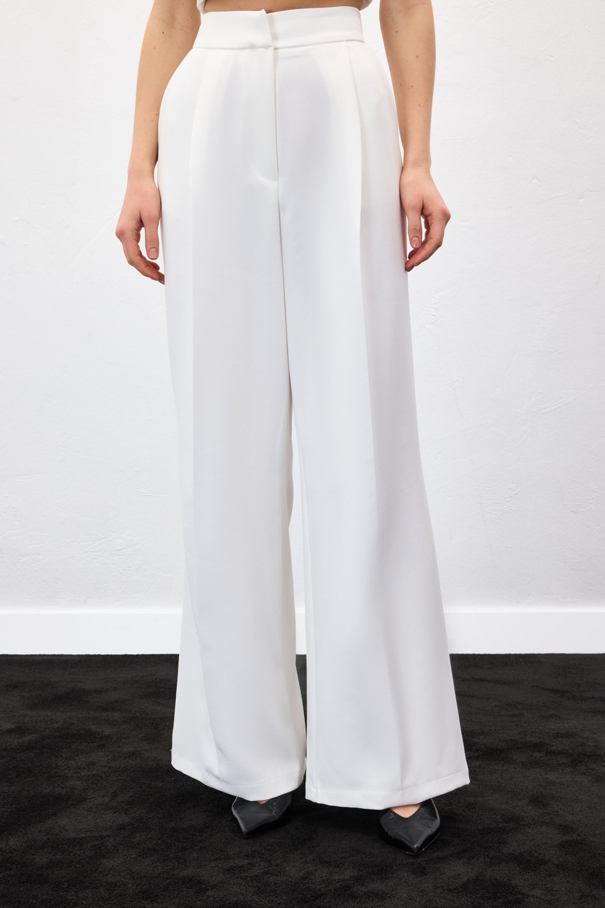 Sofia Palazzo Pantolon - Ekru