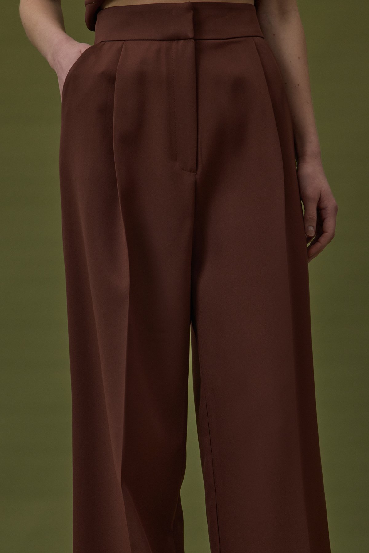 Sofia Palazzo Pantolon - Kahve