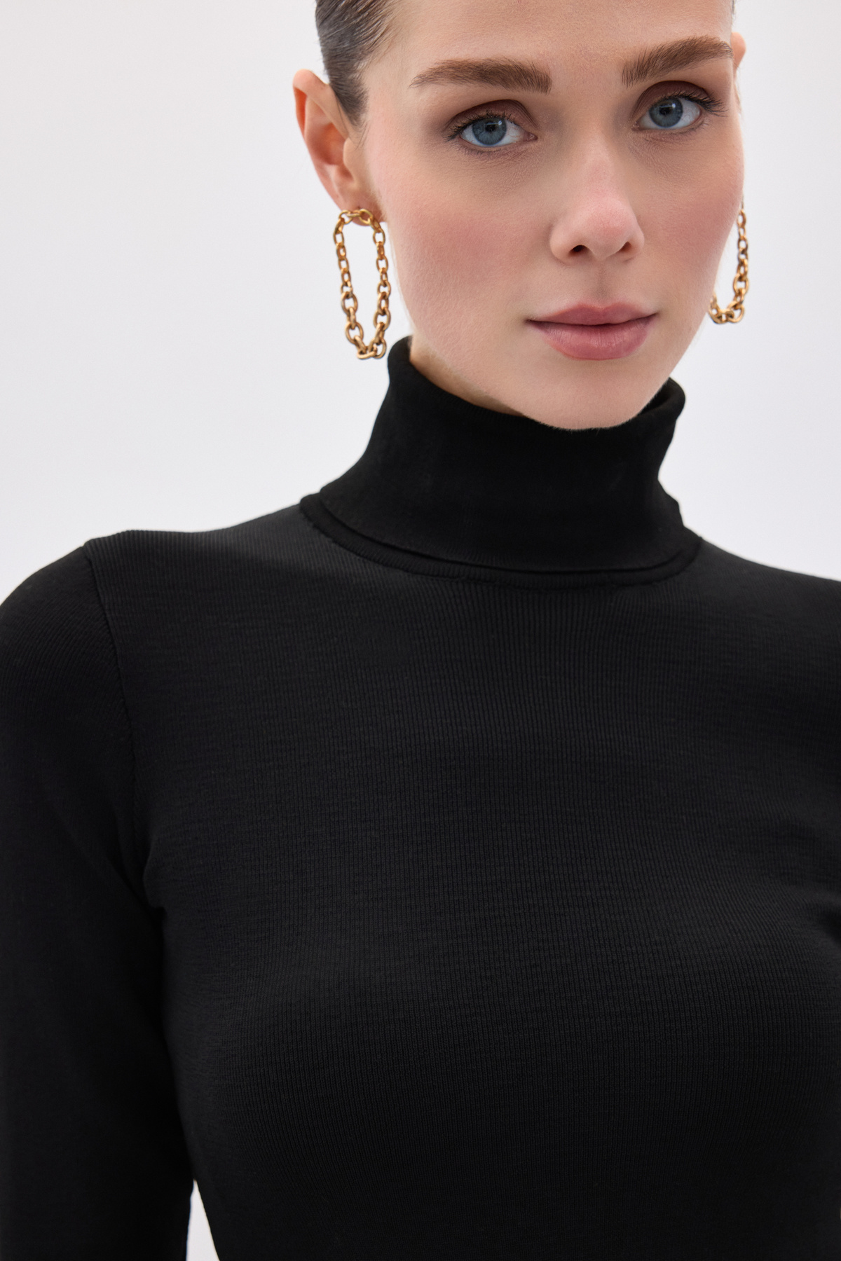 Tam Balıkçı Triko - Siyah