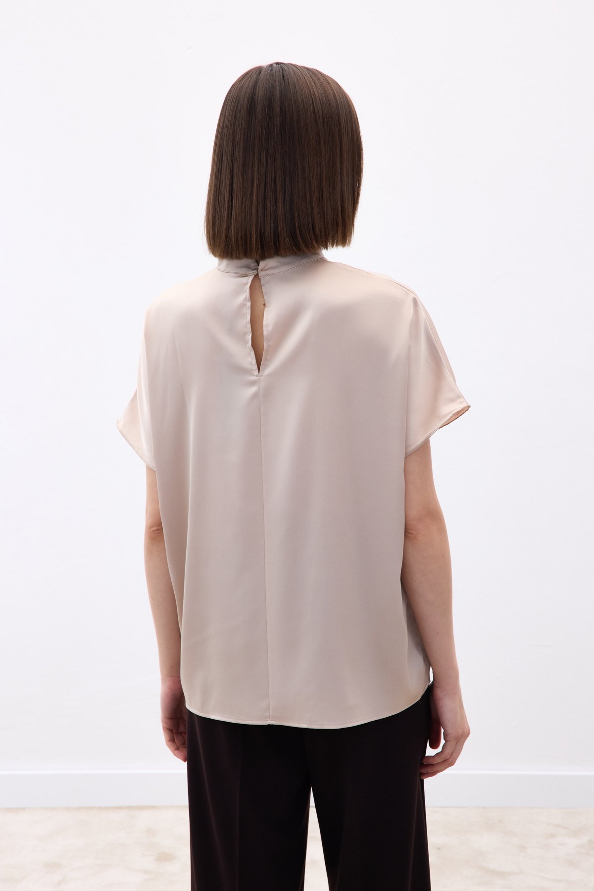 Yarasa Kol  Salaş Bluz - Bej