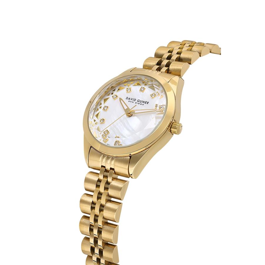 David Guner DG-9003LA-B1 Taşlı Kadın Kol Saati