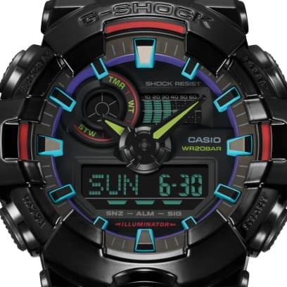 G-Shock Casio GA-700RGB-1ADR Erkek Kol Saati
