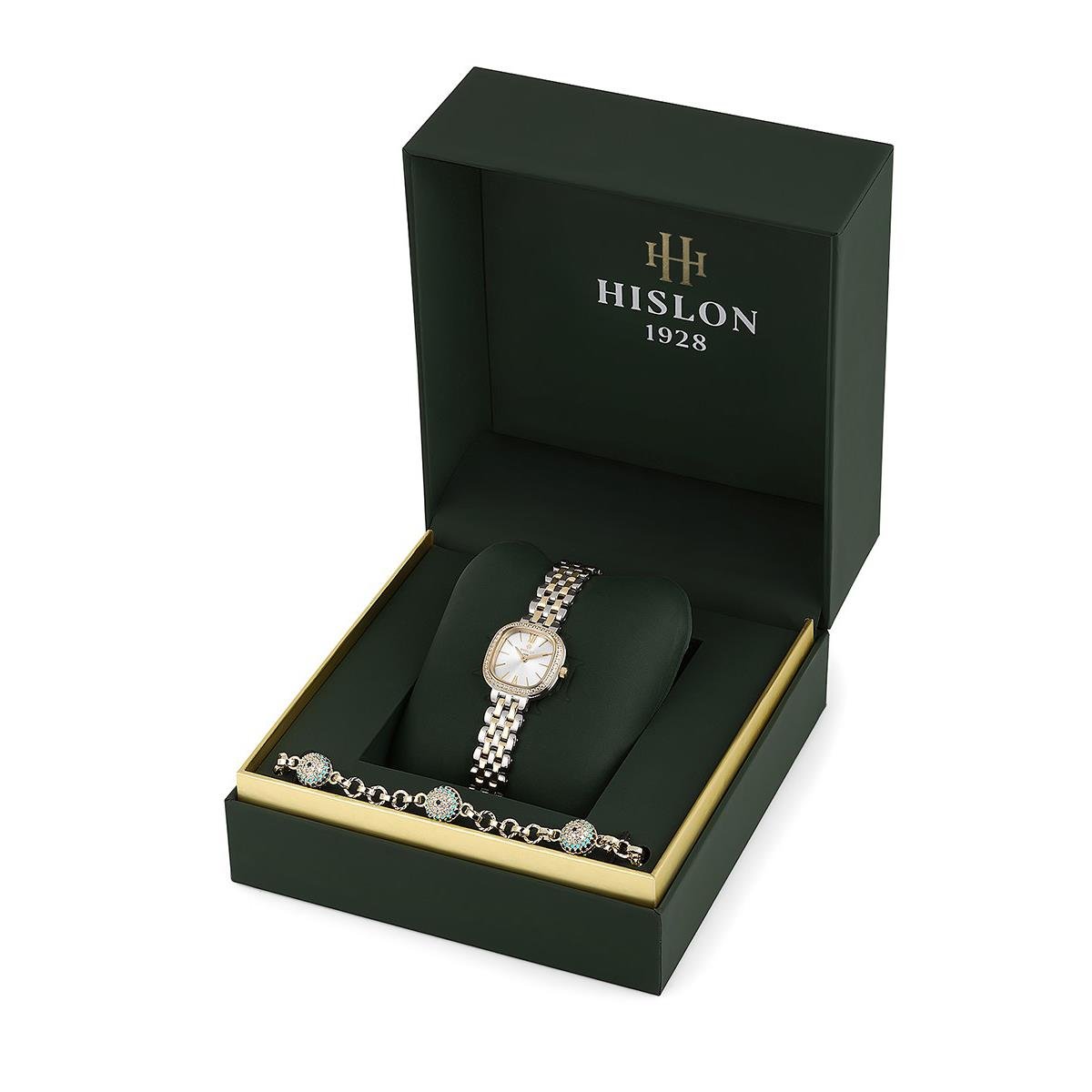 Hislon Classic Queen QL220T-02STS Kadın Kol Saati ve Bileklik