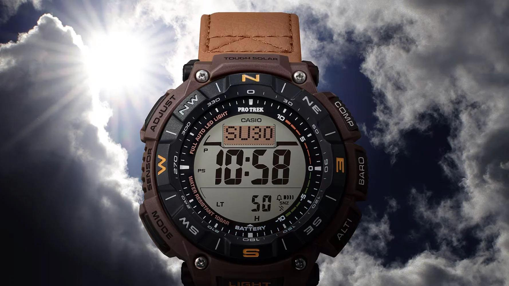 Casio Pro-Trek PRG-340L-5DR Erkek Kol Saati