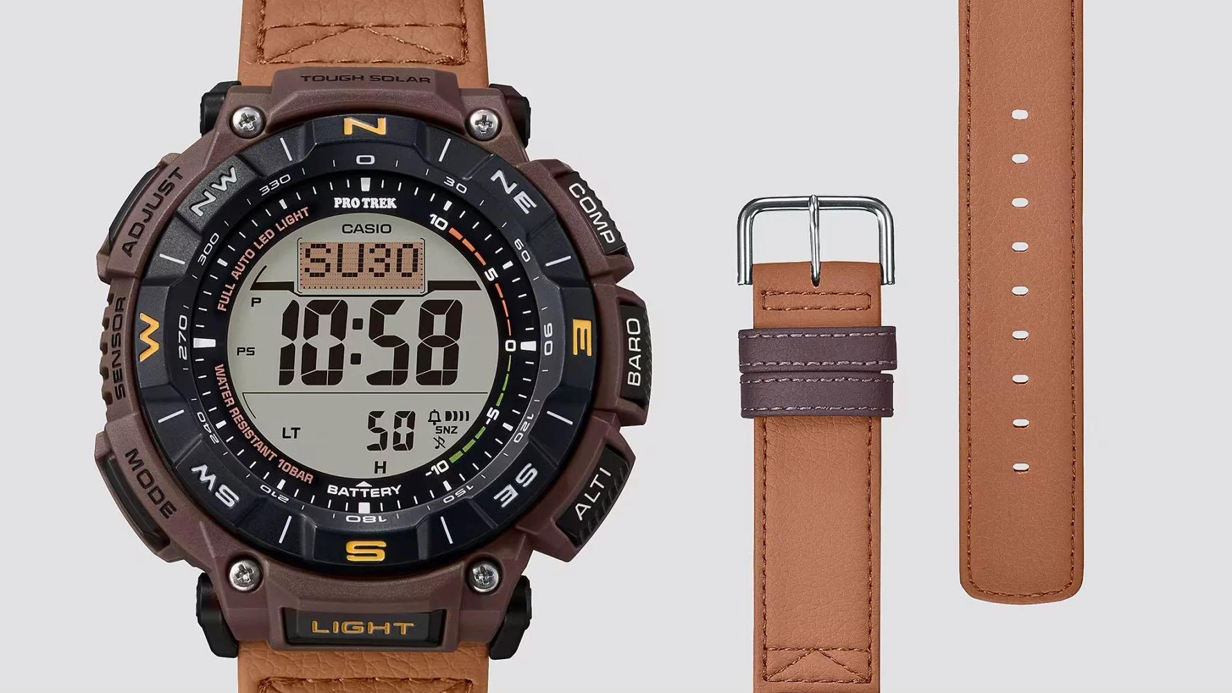 Casio Pro-Trek PRG-340L-5DR Erkek Kol Saati