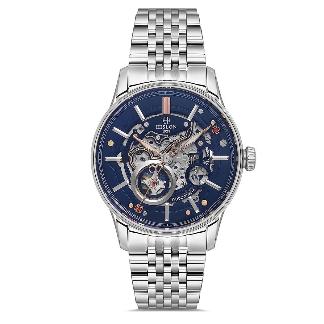 Hislon Men's Solid SD227S-11SS Erkek Kol Saati