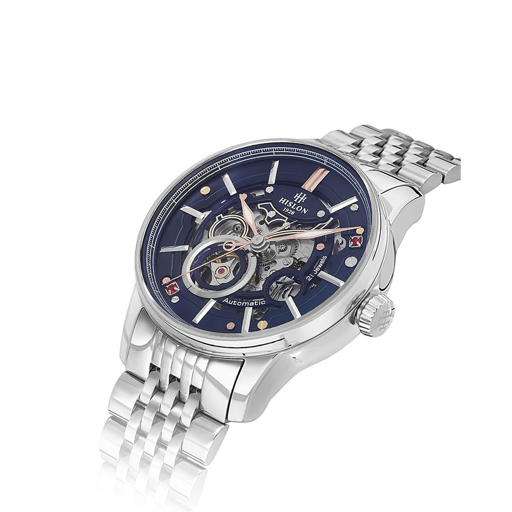 Hislon Men's Solid SD227S-11SS Erkek Kol Saati