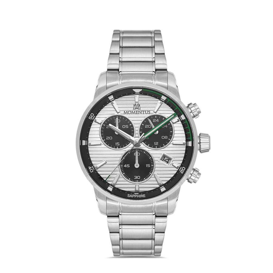 Momentus Sport Master SM393S-02SS Safir Erkek Kol Saati