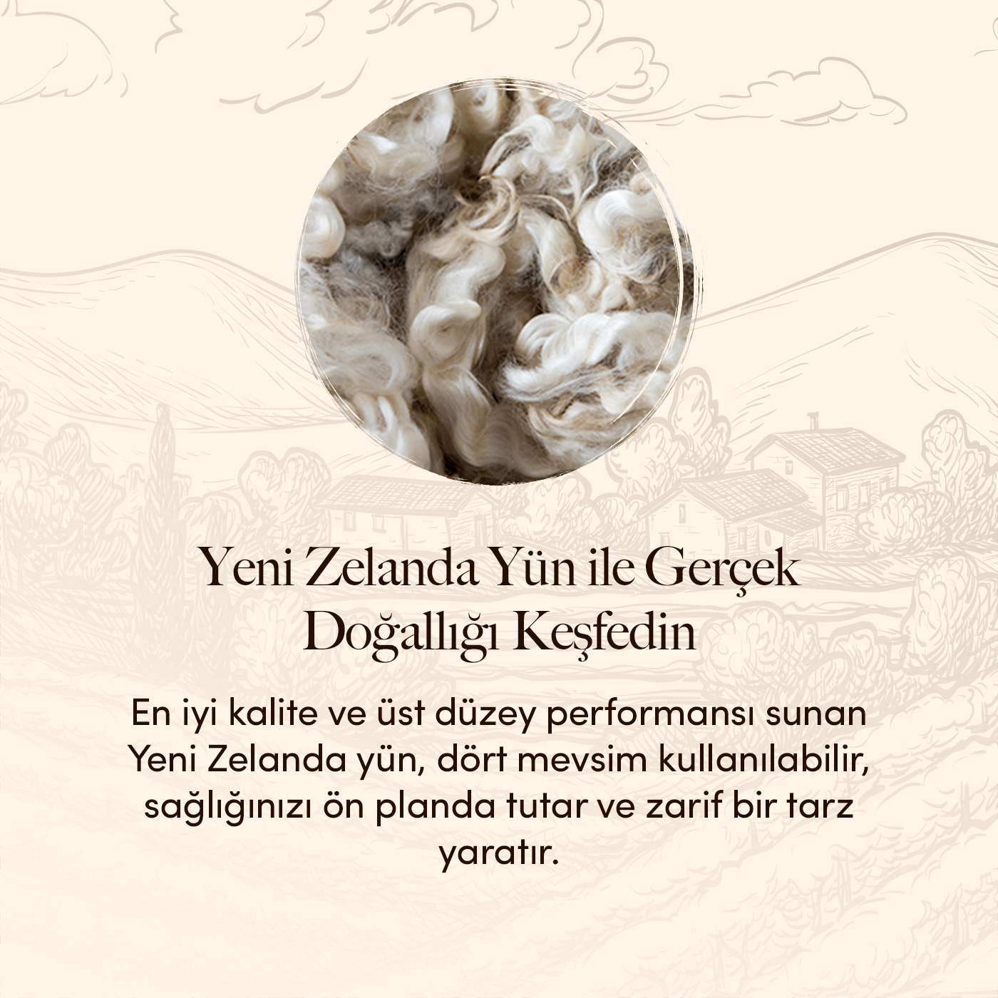 Neden Yeni Zelanda yünü Kullanıyoruz?