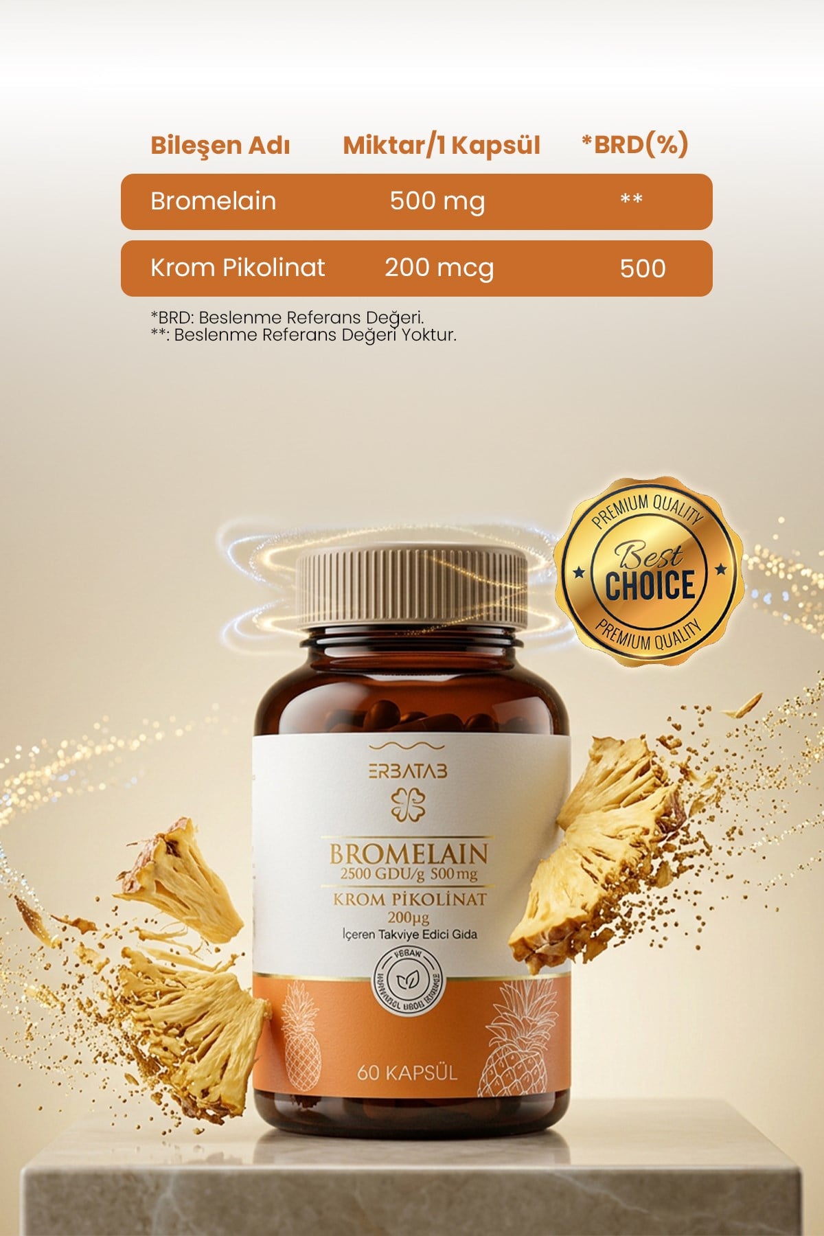 Avantaj Paketi 8 (Kudretnarı, Peptix, Bromelain) Erbatab