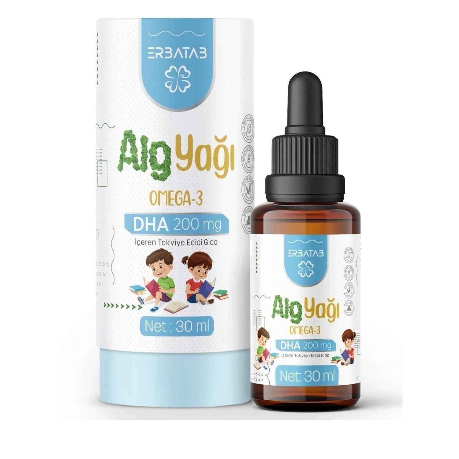 Erbatab Alg Yağı Omega 3 30 ml
