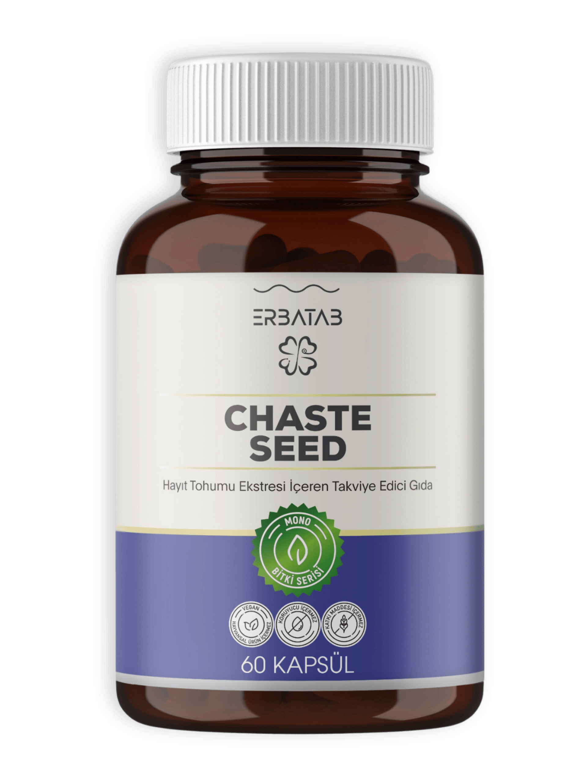 Erbatab Chaste Seed Hayıt Ekstresi 60 Kapsül 