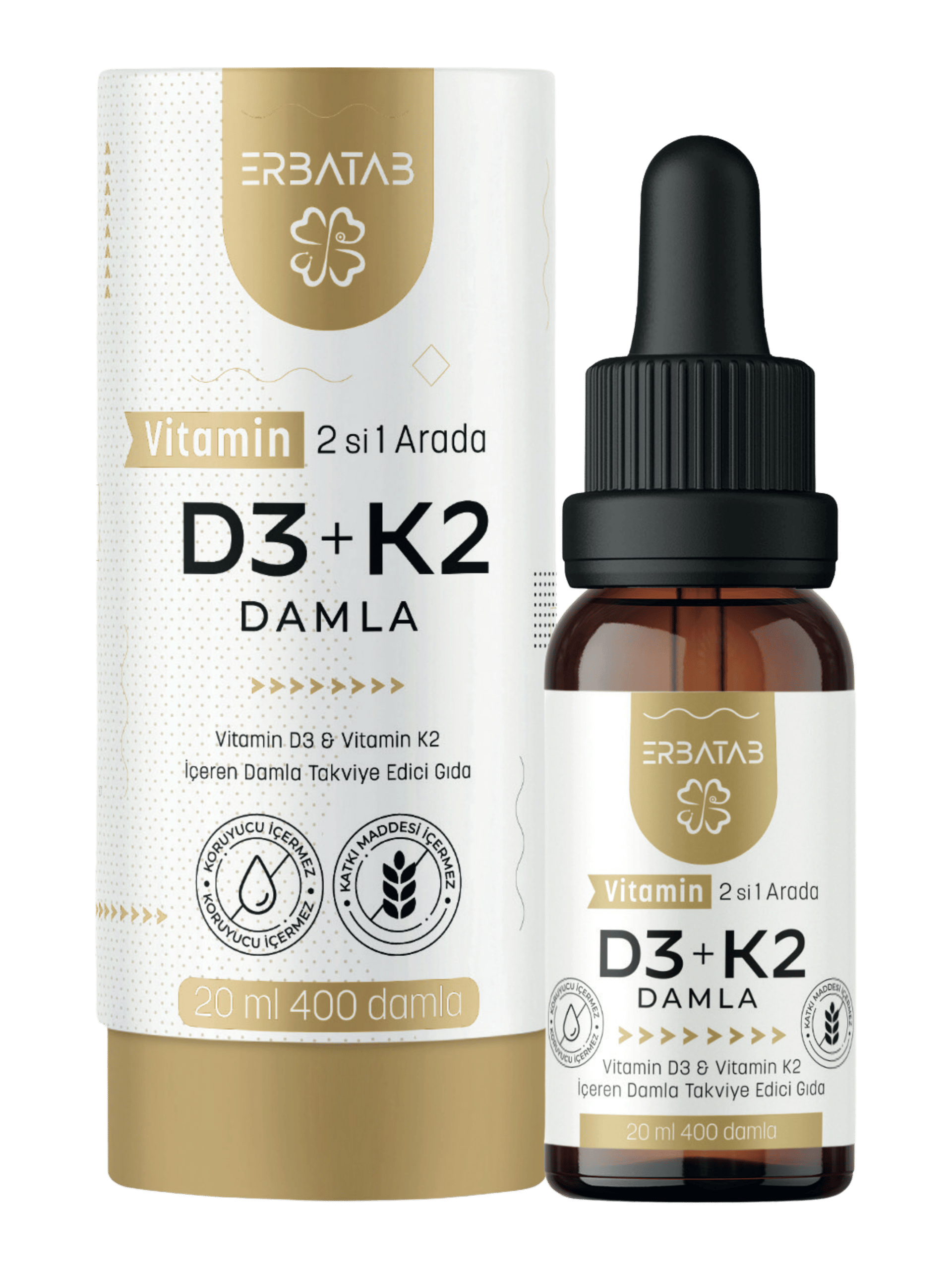 Erbatab D3 K2 20 ML 
