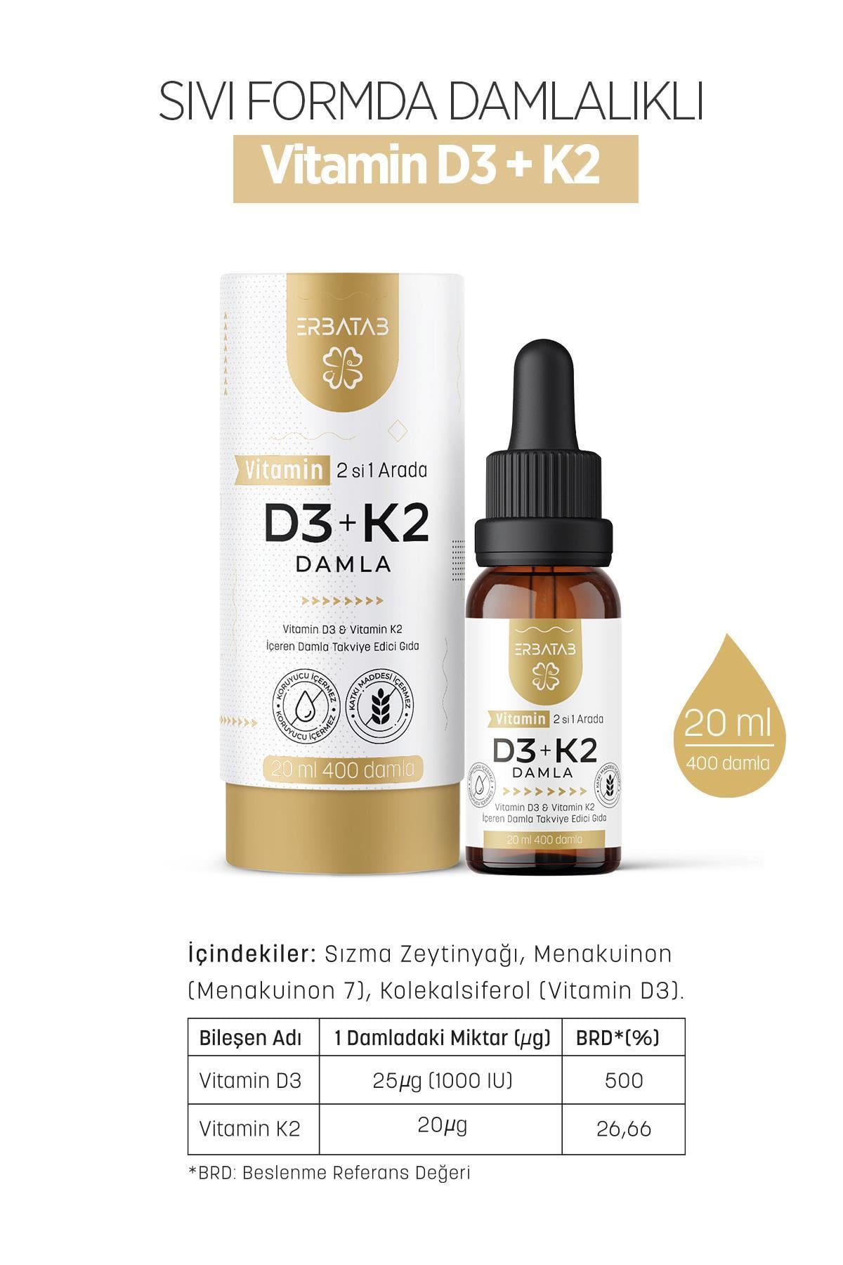 Erbatab D3-K2 20 ML