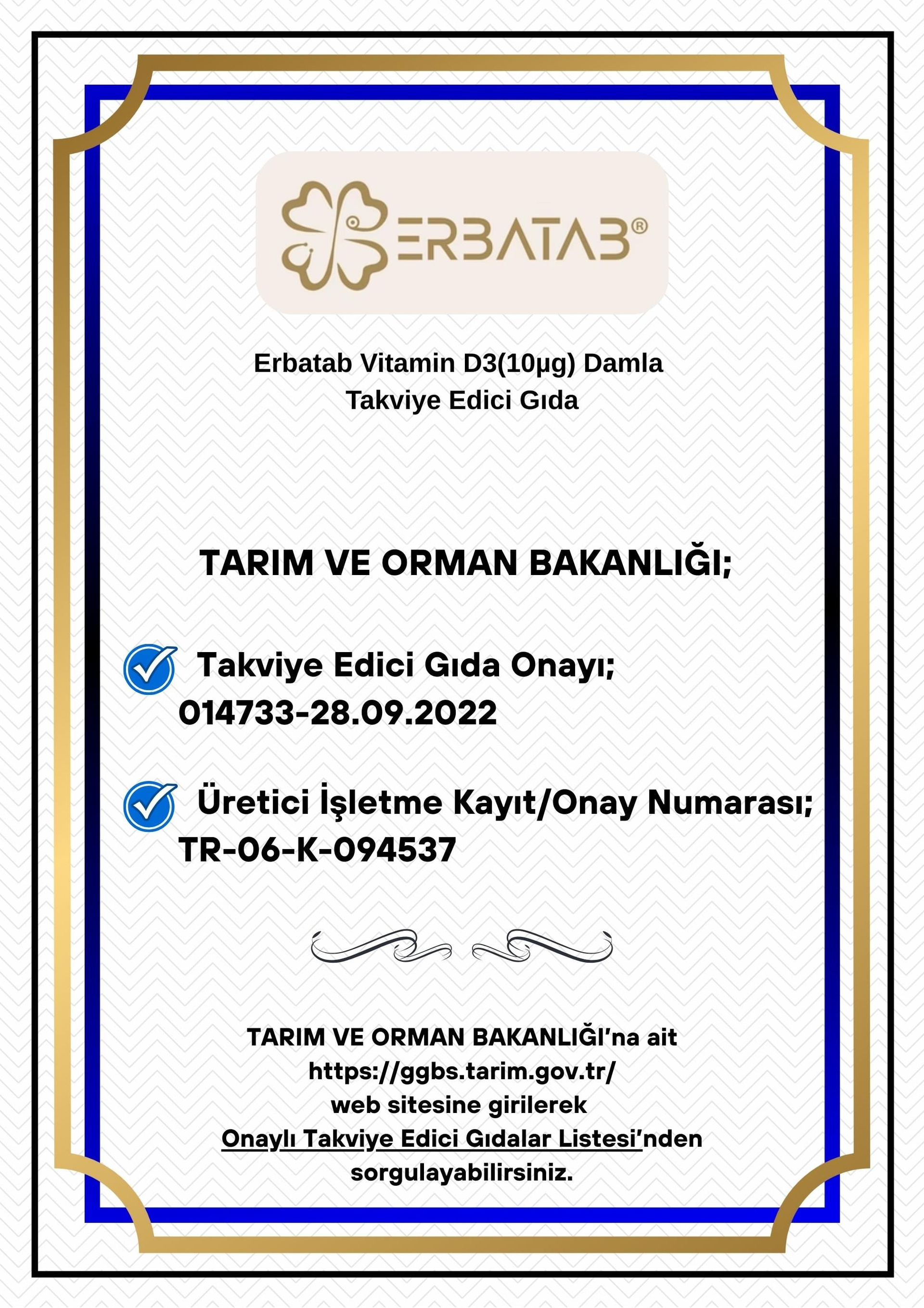 Erbatab D3 KIDS 20 ML