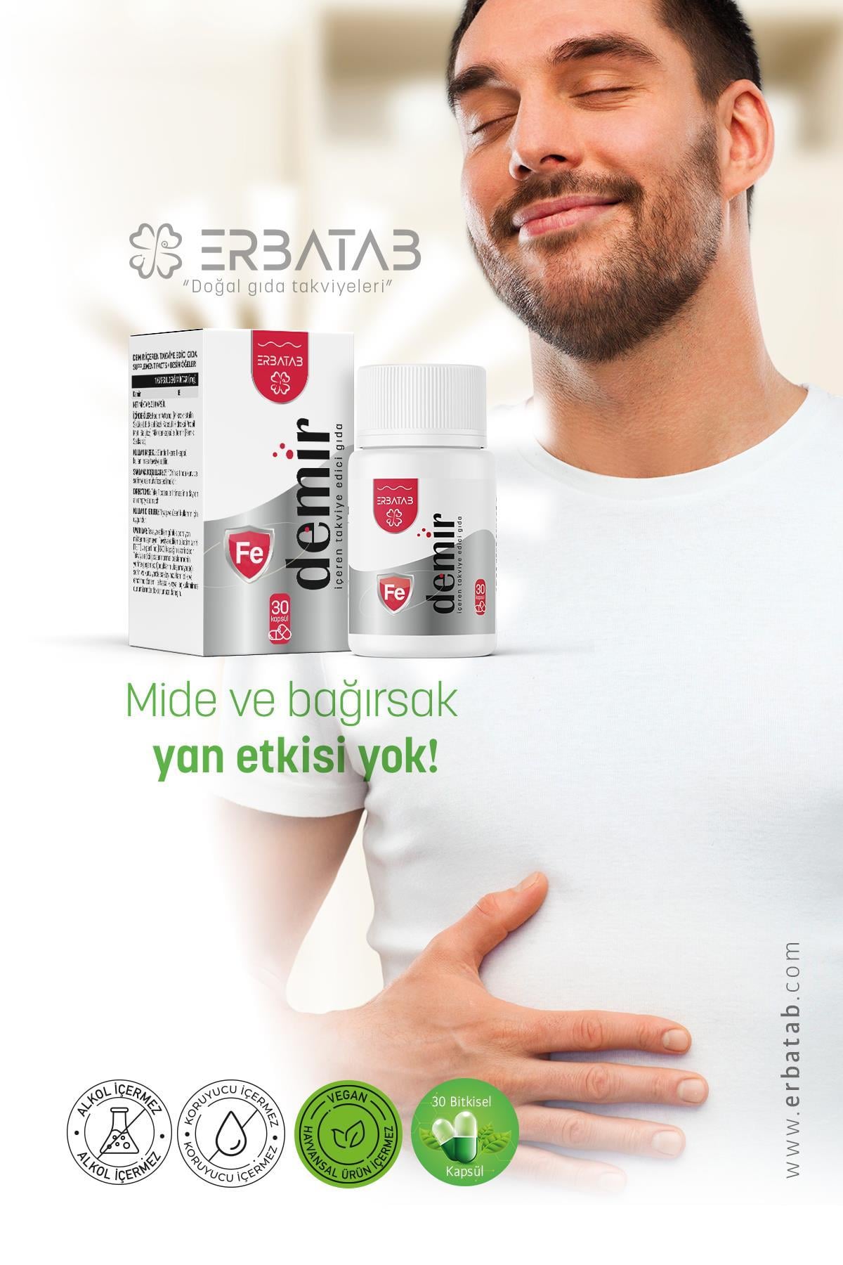 Erbatab Demir 30 Kapsül