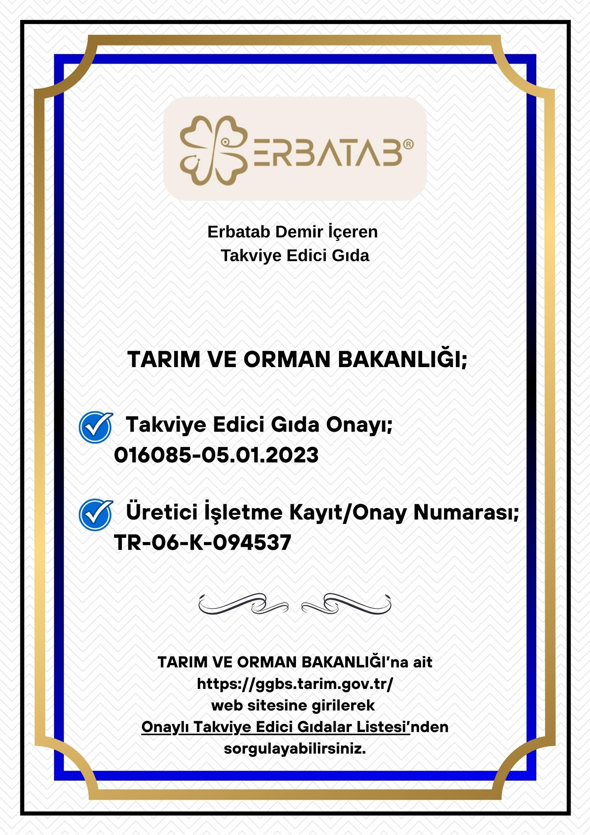 Erbatab Demir 30 Kapsül