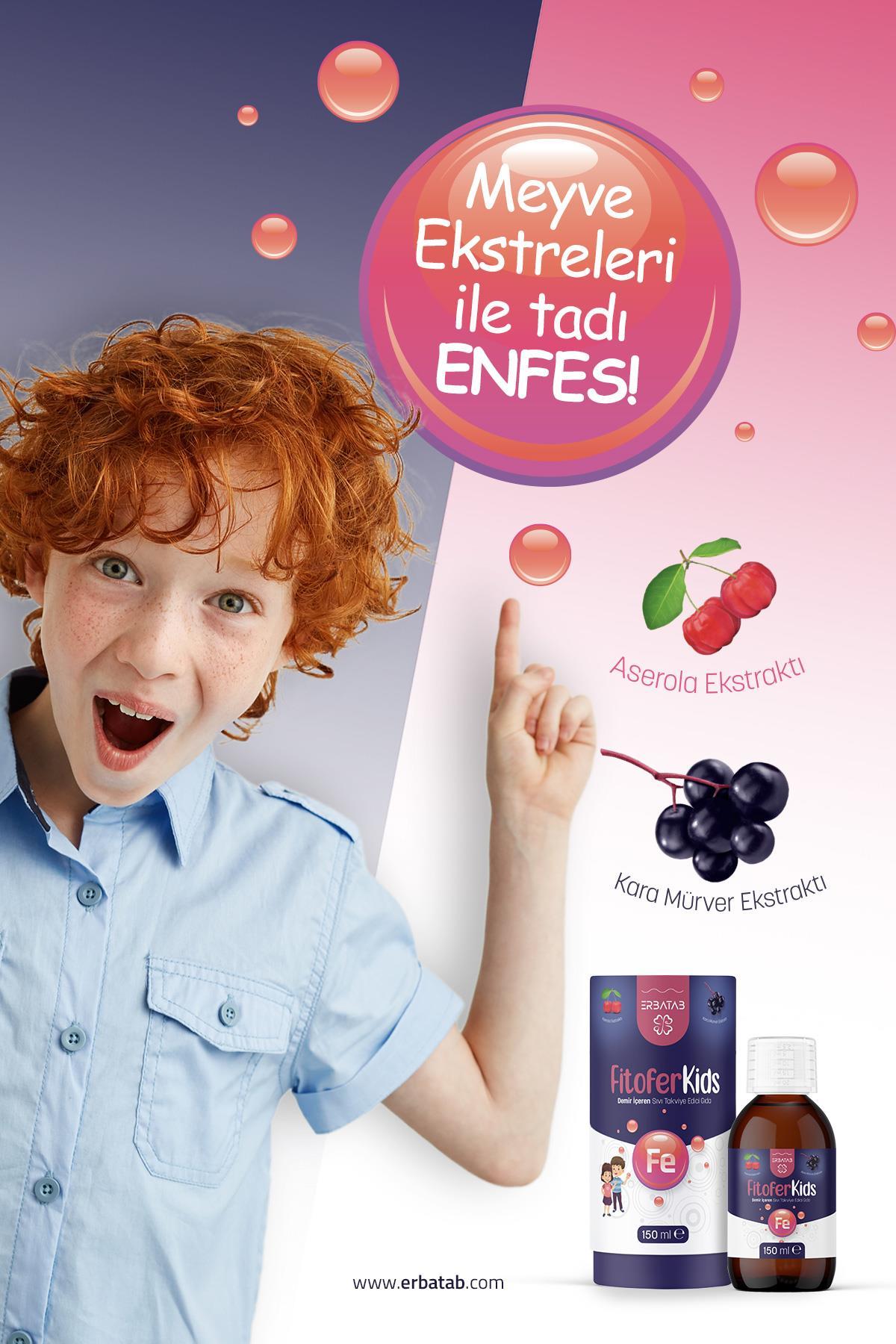 Erbatab Fitofer Kids Çocuk Demir Takviyesi 150 ML