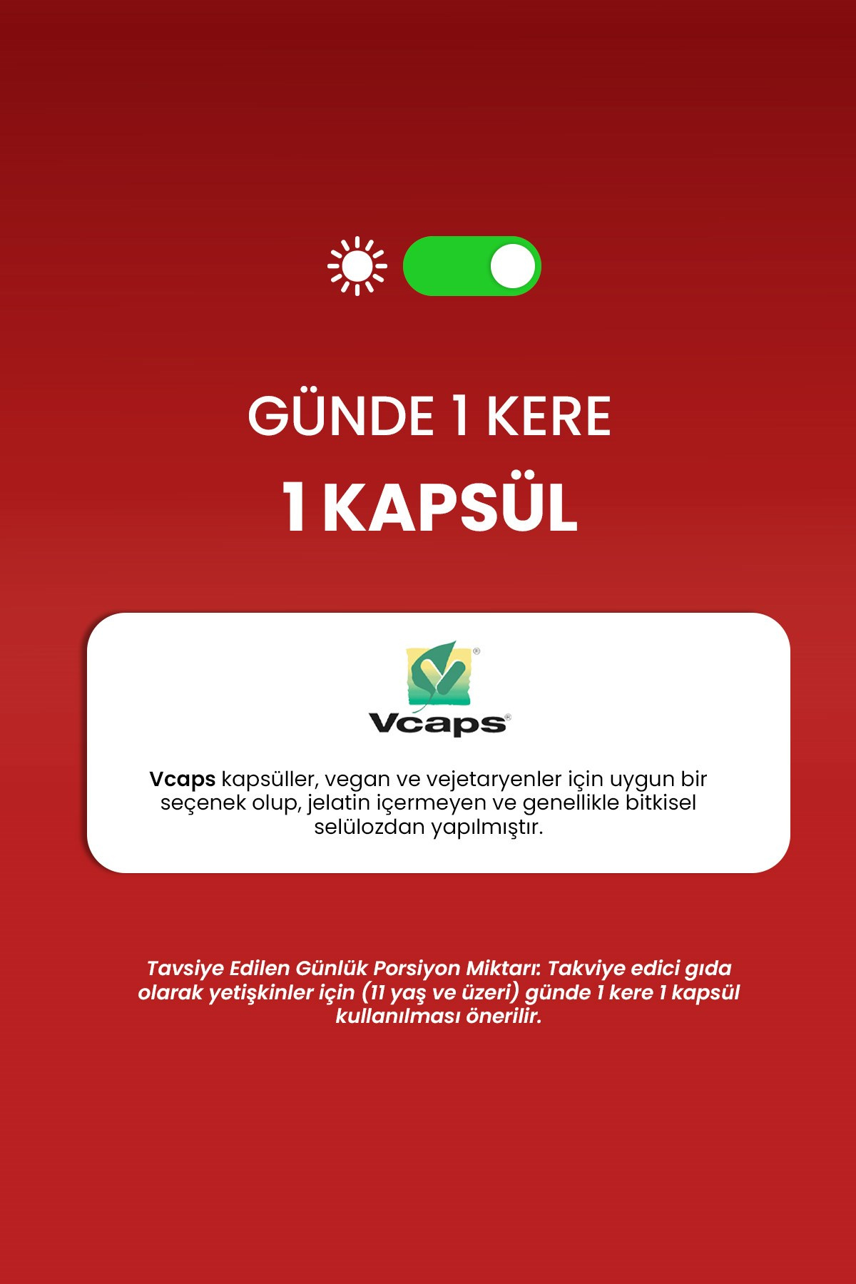 Erbatab Kırmızı Kore Ginsengi Ekstresi 30 Kapsül 