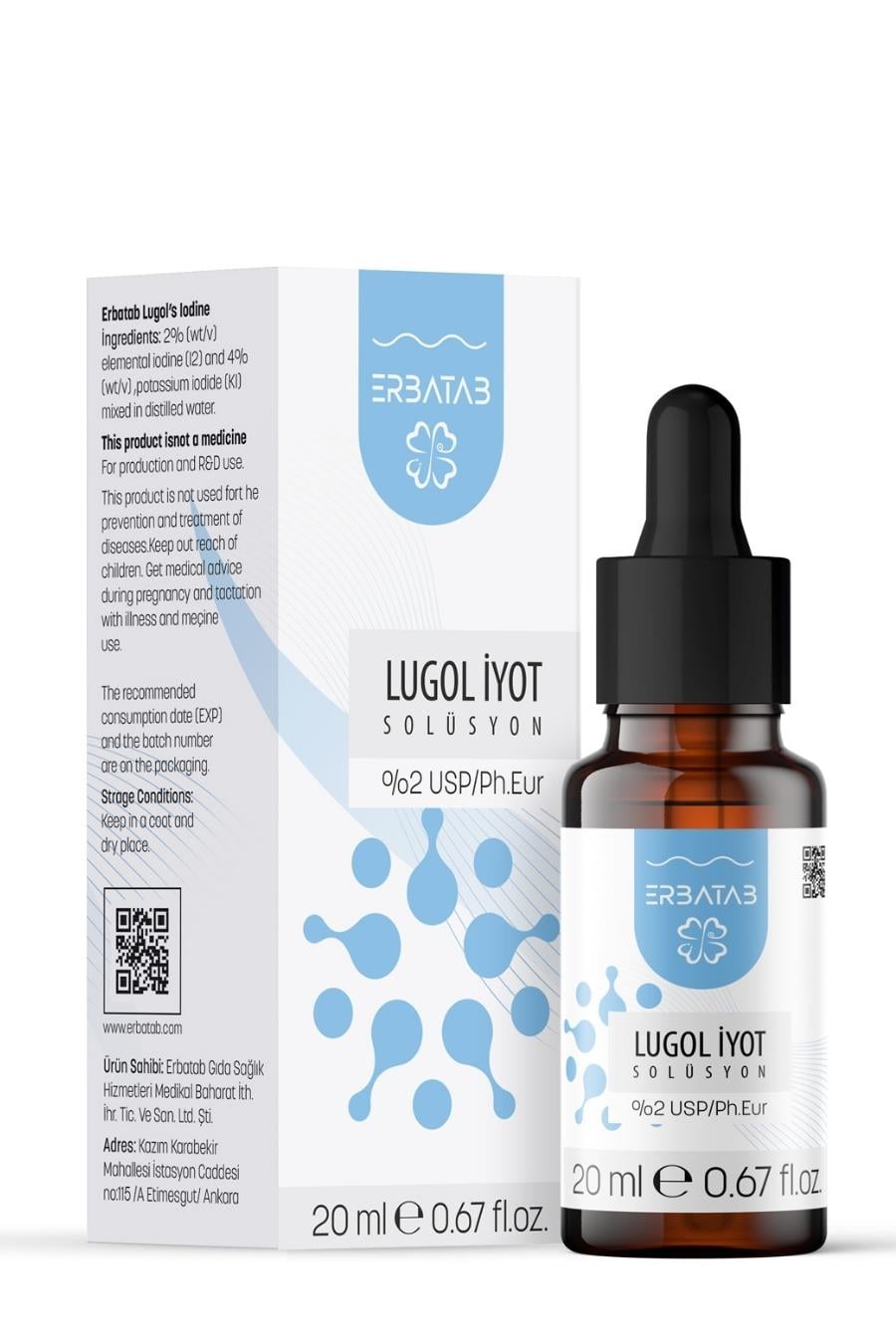 Erbatab Lugol İyot %2 20 ml