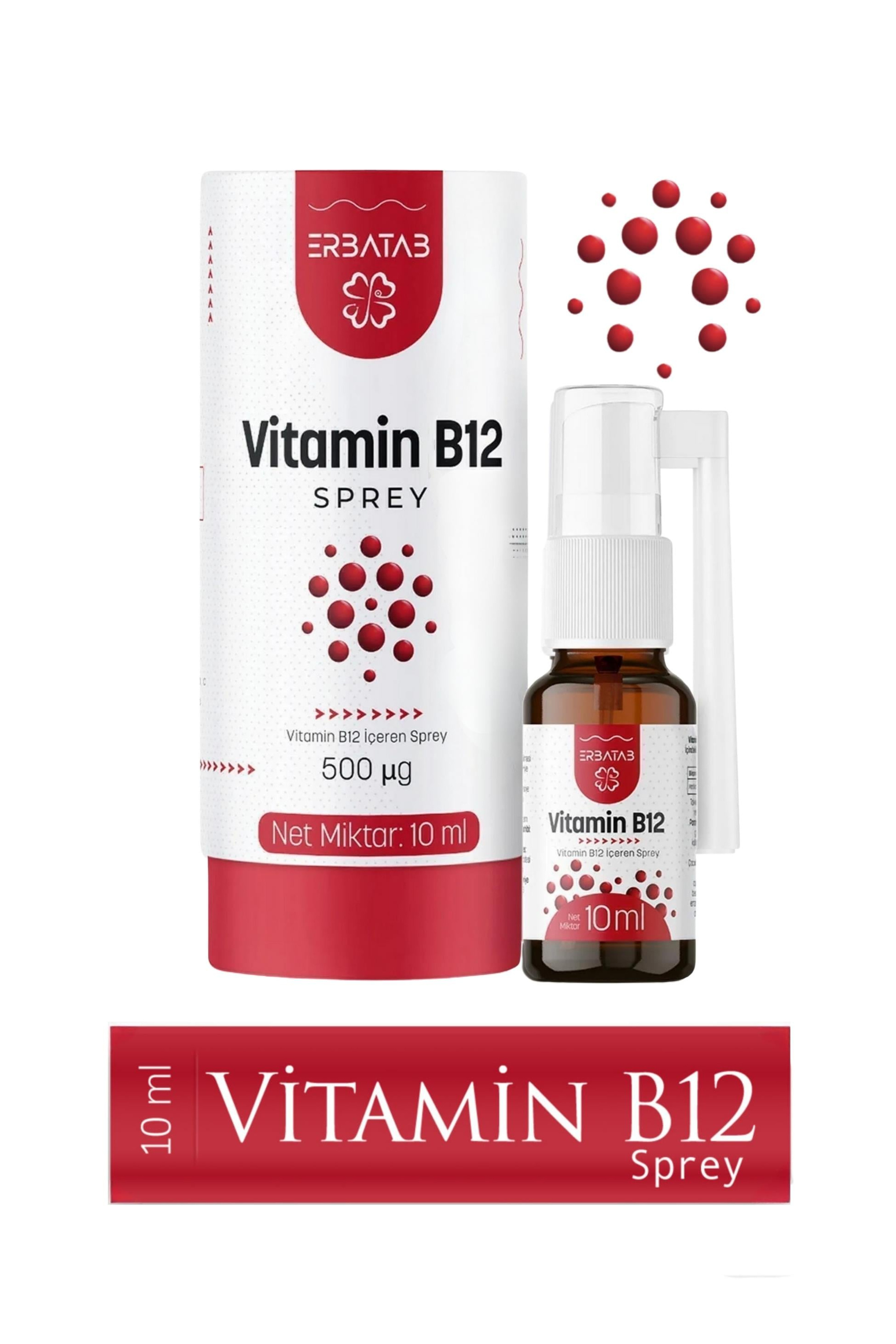 Erbatab Metilkobalamin B12 Sprey 10 ml