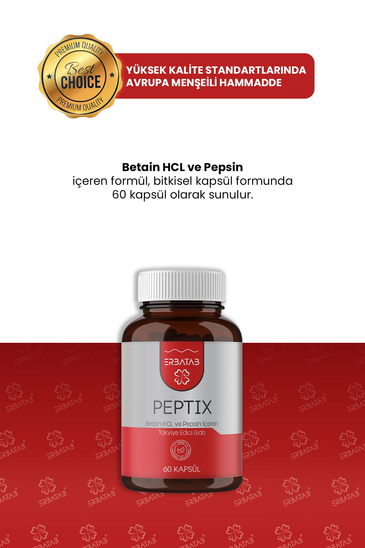 Erbatab Peptix 60 Kapsül 