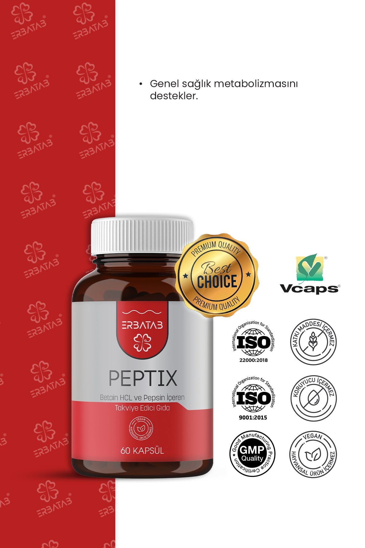 Erbatab Peptix 60 Kapsül 