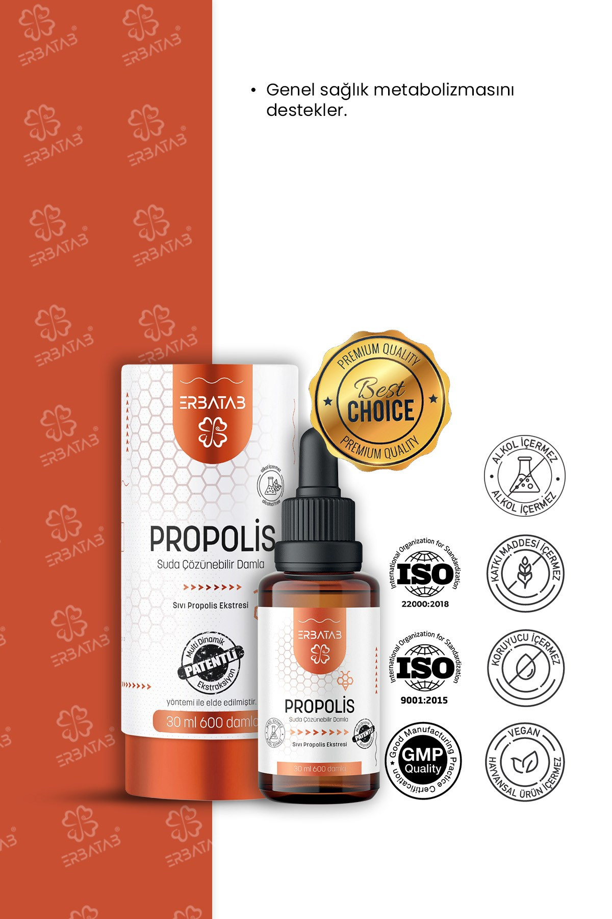 Erbatab Sıvı Propolis 30 ML 