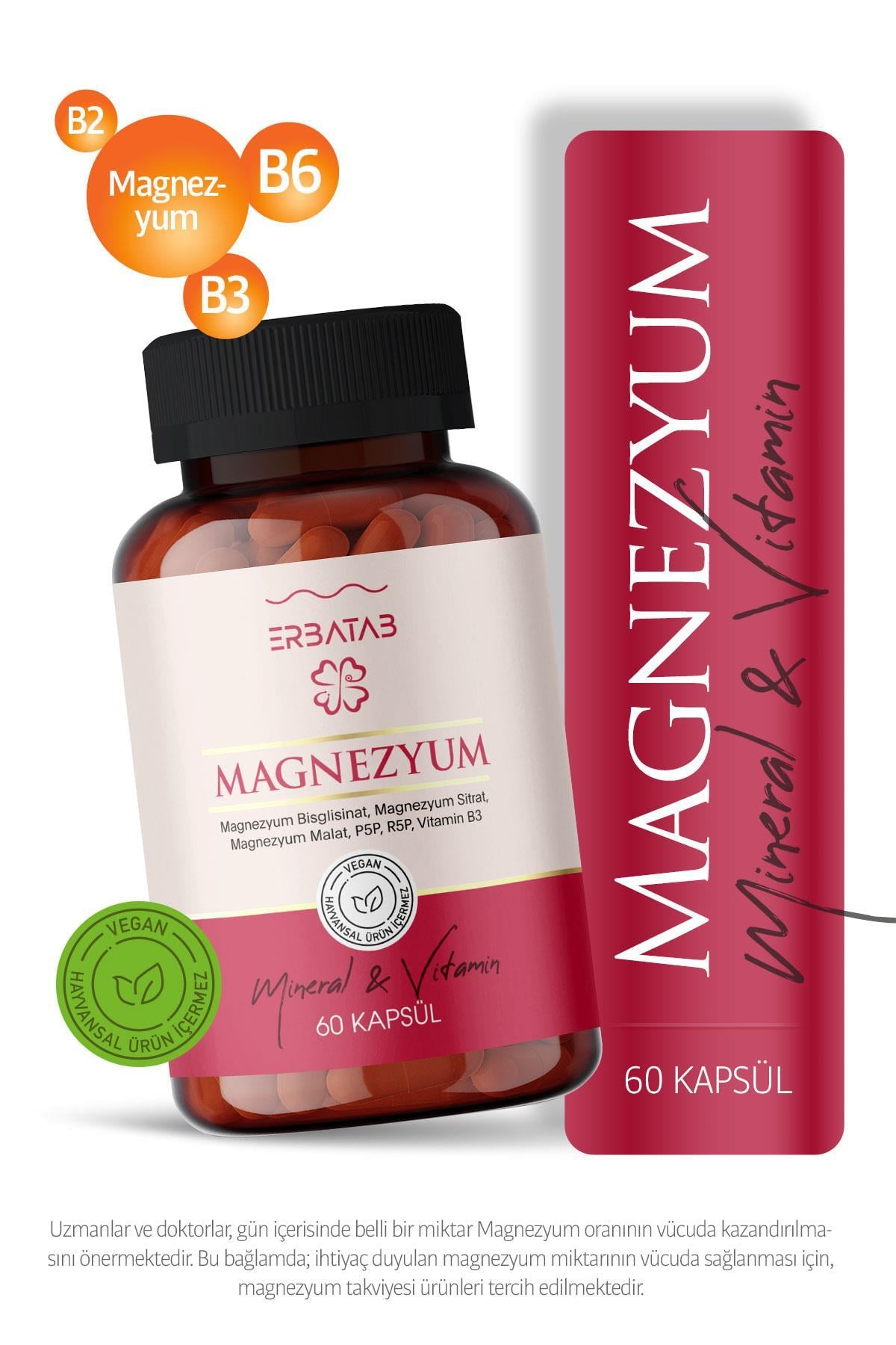 Erbatab Süper Avantaj Paketi ( D3K2, B12-B9, Magnezyum )