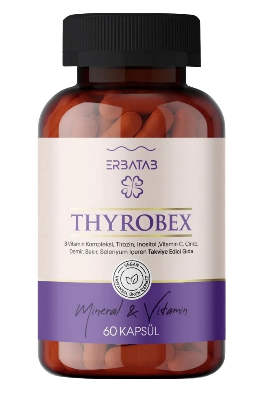 Erbatab Thyrobex Multivitamin 60 Kapsül