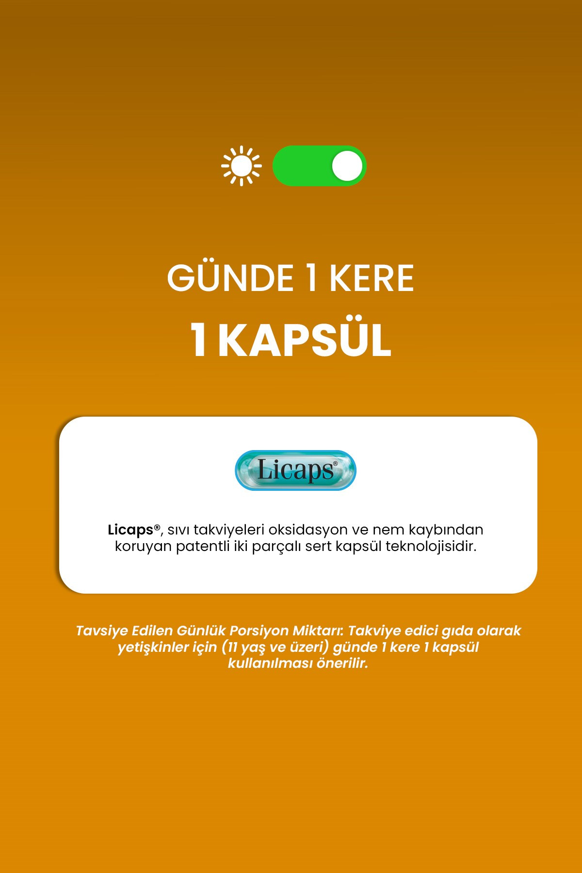 Erbatab Zerdeçal Curcumin Ekstresi 30 Kapsül Licap s®