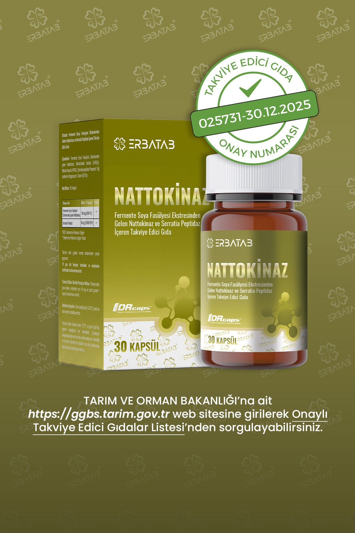 Nattokinaz Takviye Edici Gıda