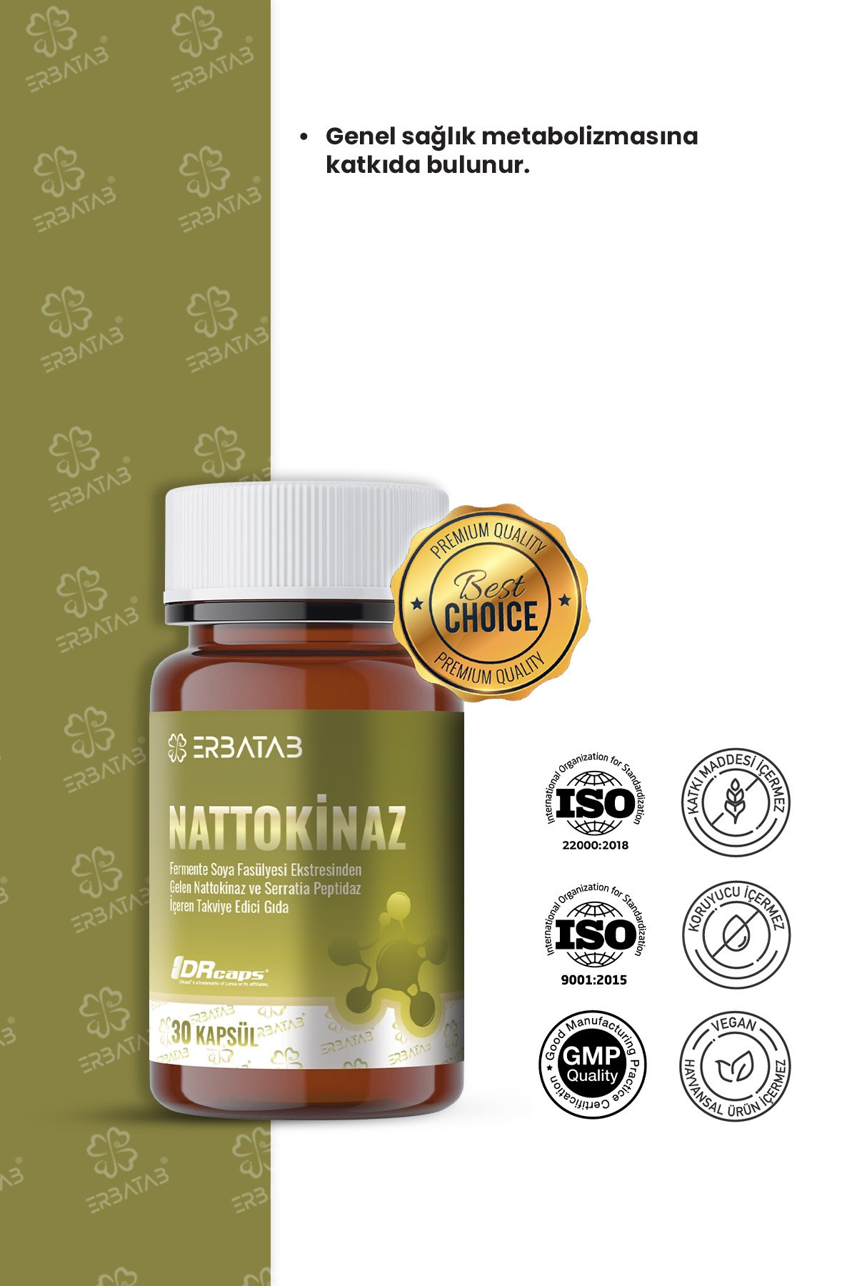 Nattokinaz Takviye Edici Gıda