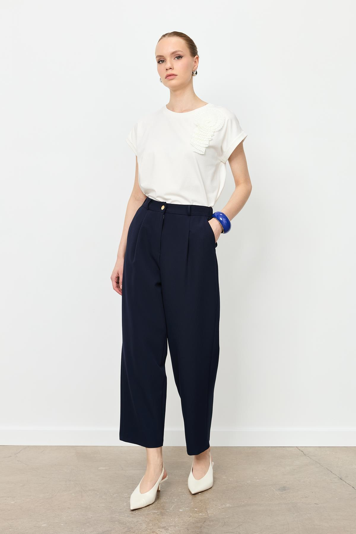 Beli Lastikli Relax Pantolon-LACI