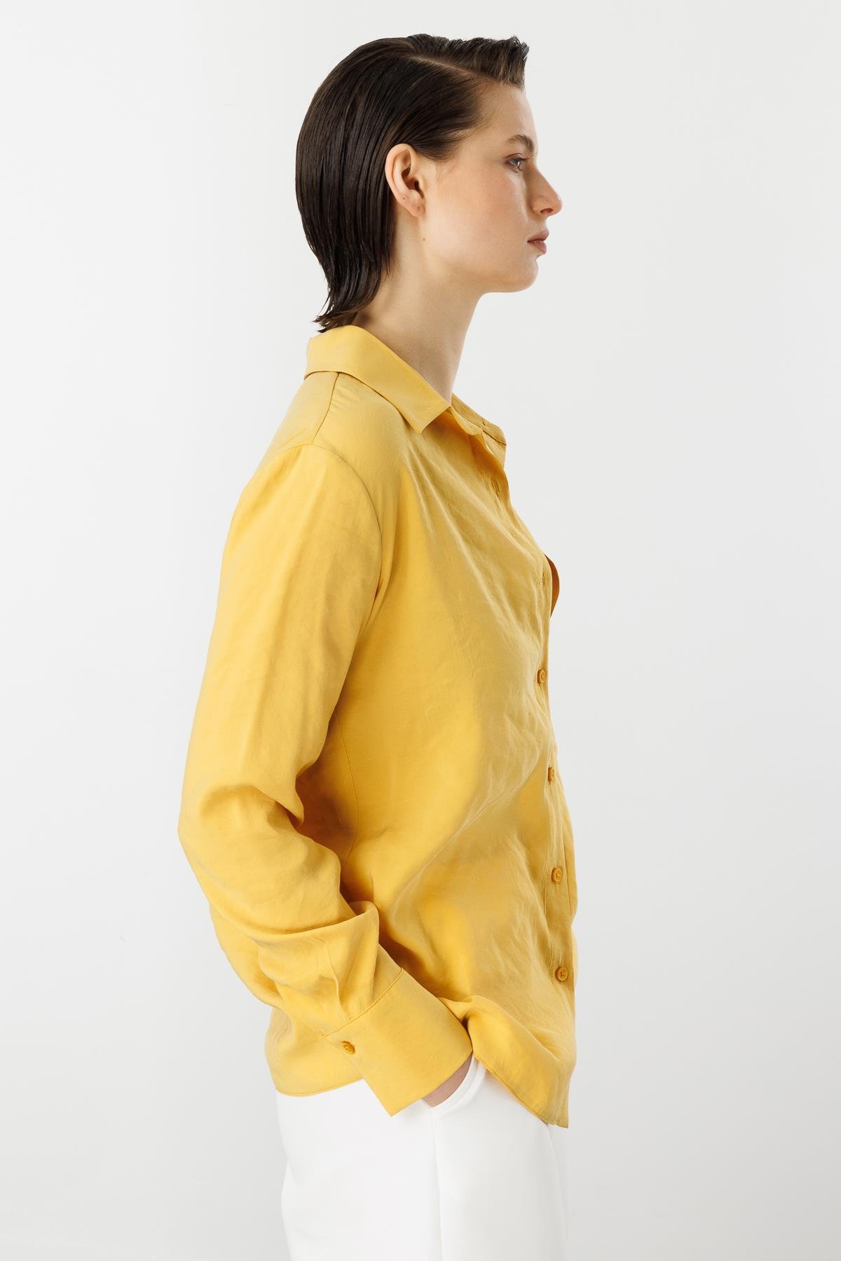 Pamuklu Gömlek-SAFRAN