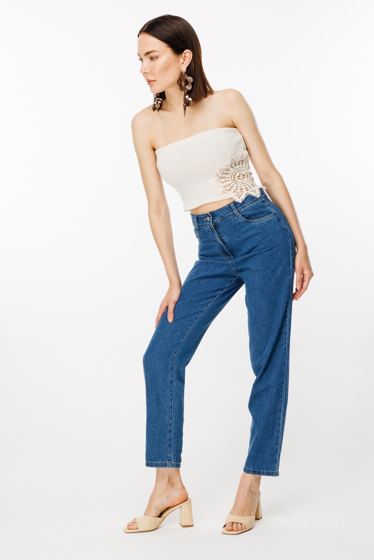 Rahat Kalıp Kot Pantolon-LACI