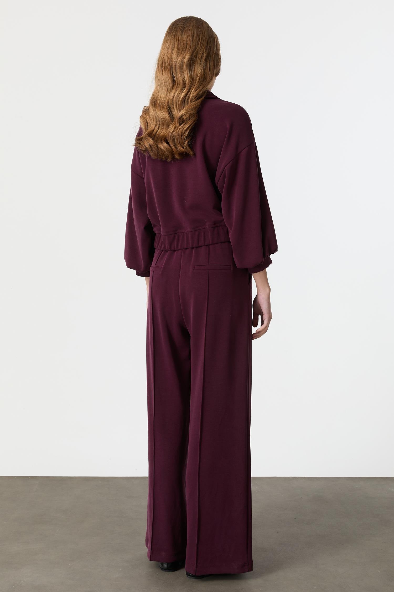 Balon Kol Modal Bluz-BORDO