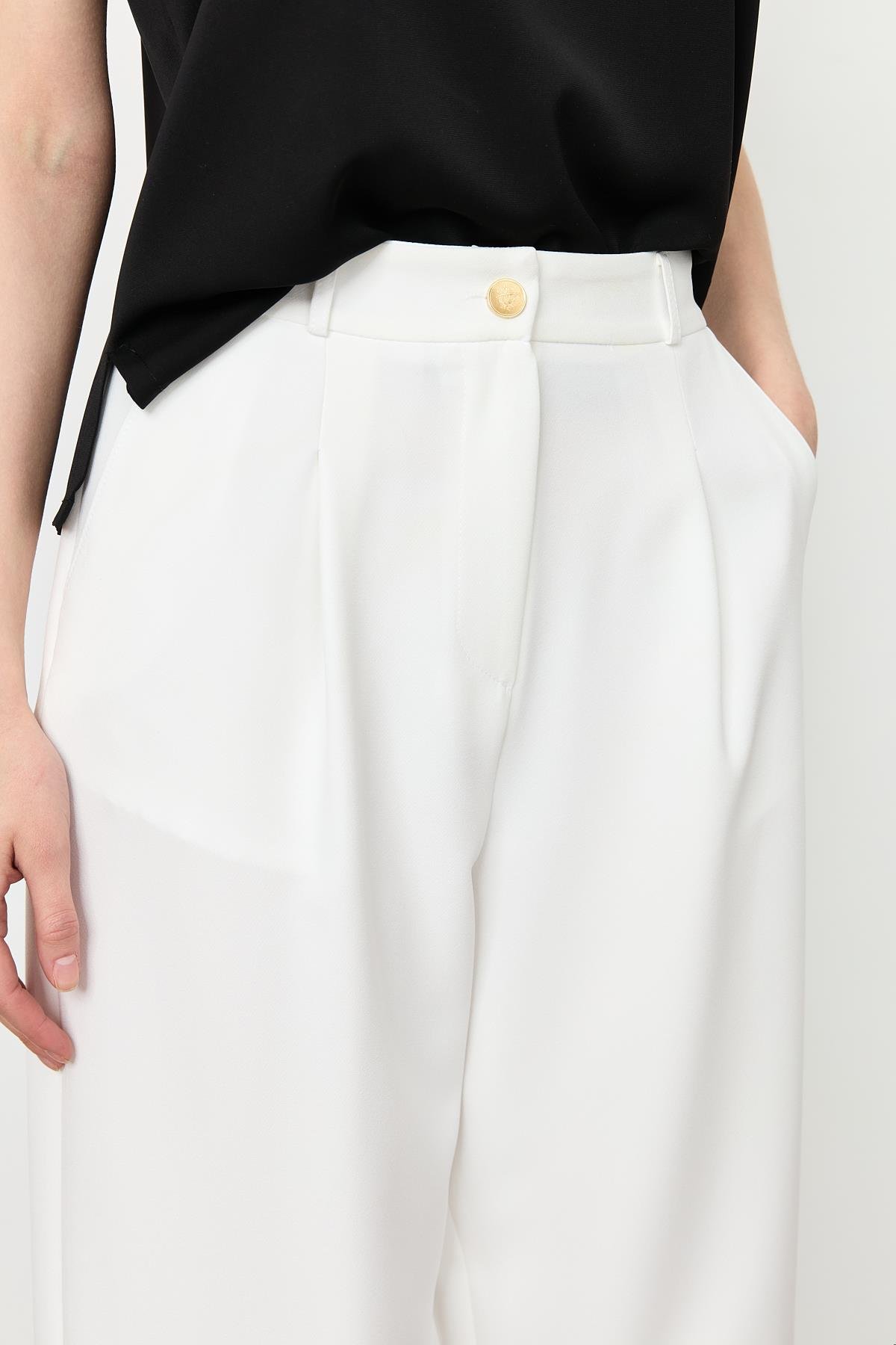 Beli Lastikli Relax Pantolon-KEMIK