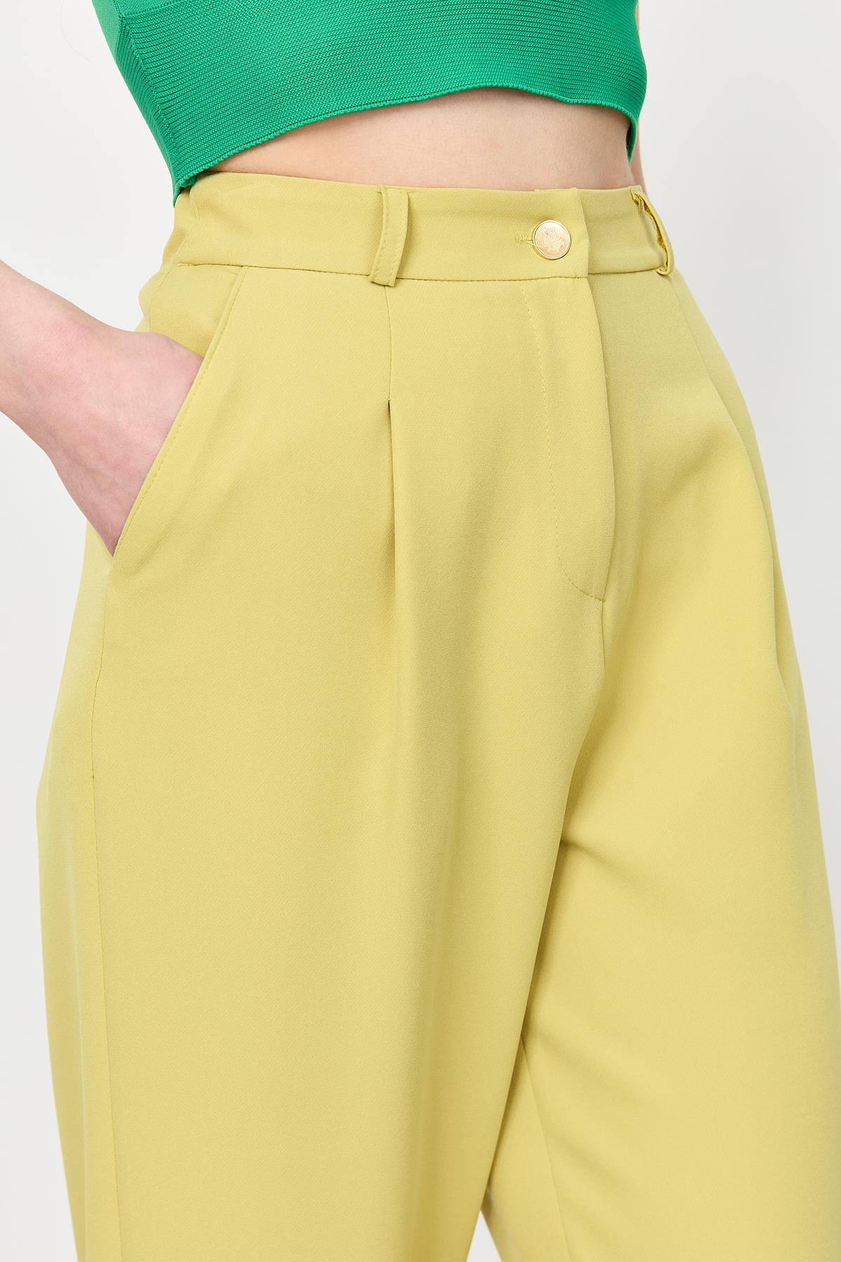Beli Lastikli Relax Pantolon-Y.YEŞİLİ