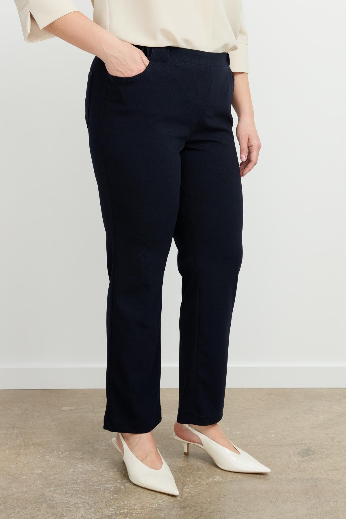 Büyük Beden Arkası Cepli Pantolon-LACI